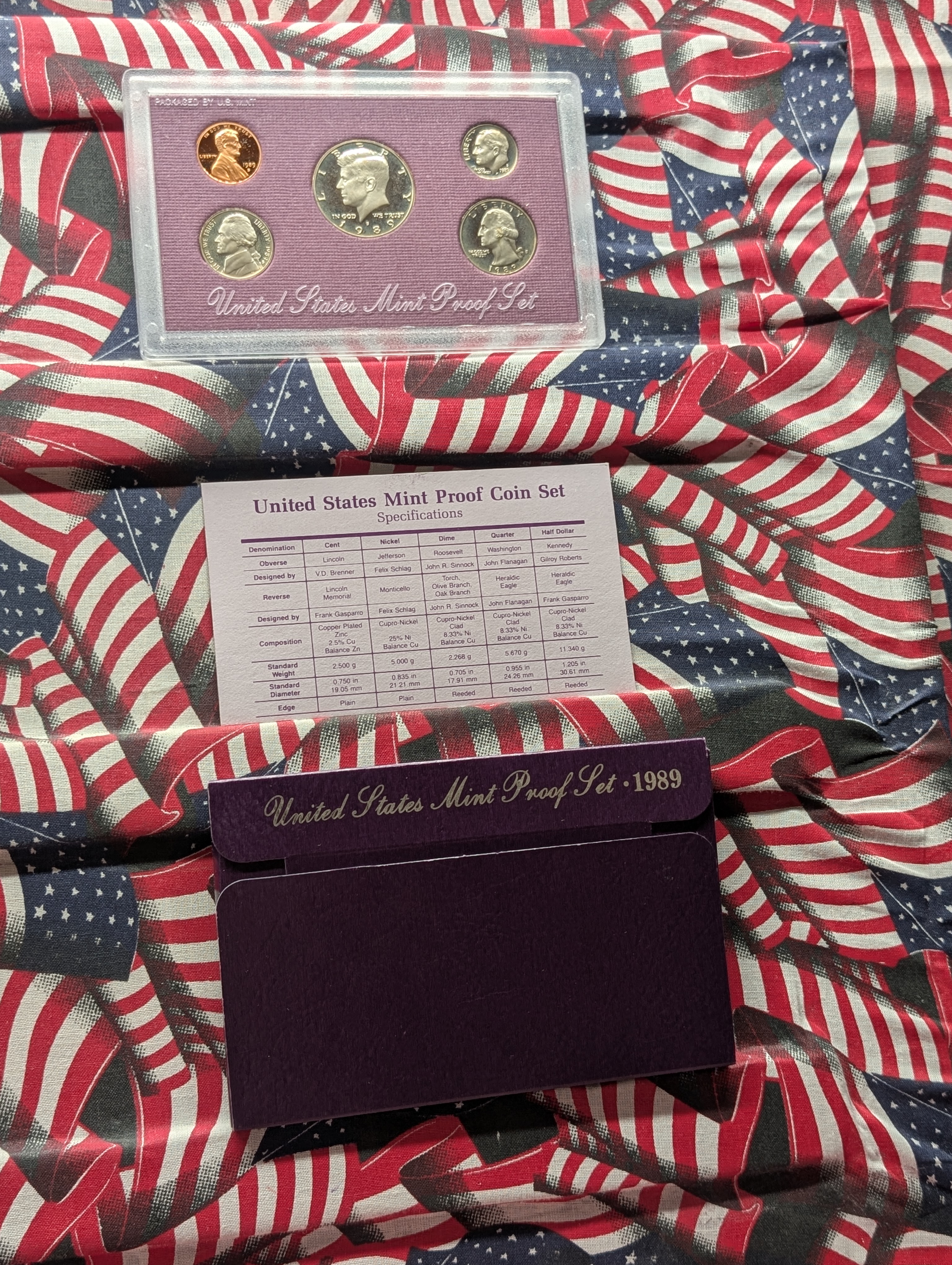 1989-S U.S. Mint Proof Set in OGP w/ COA