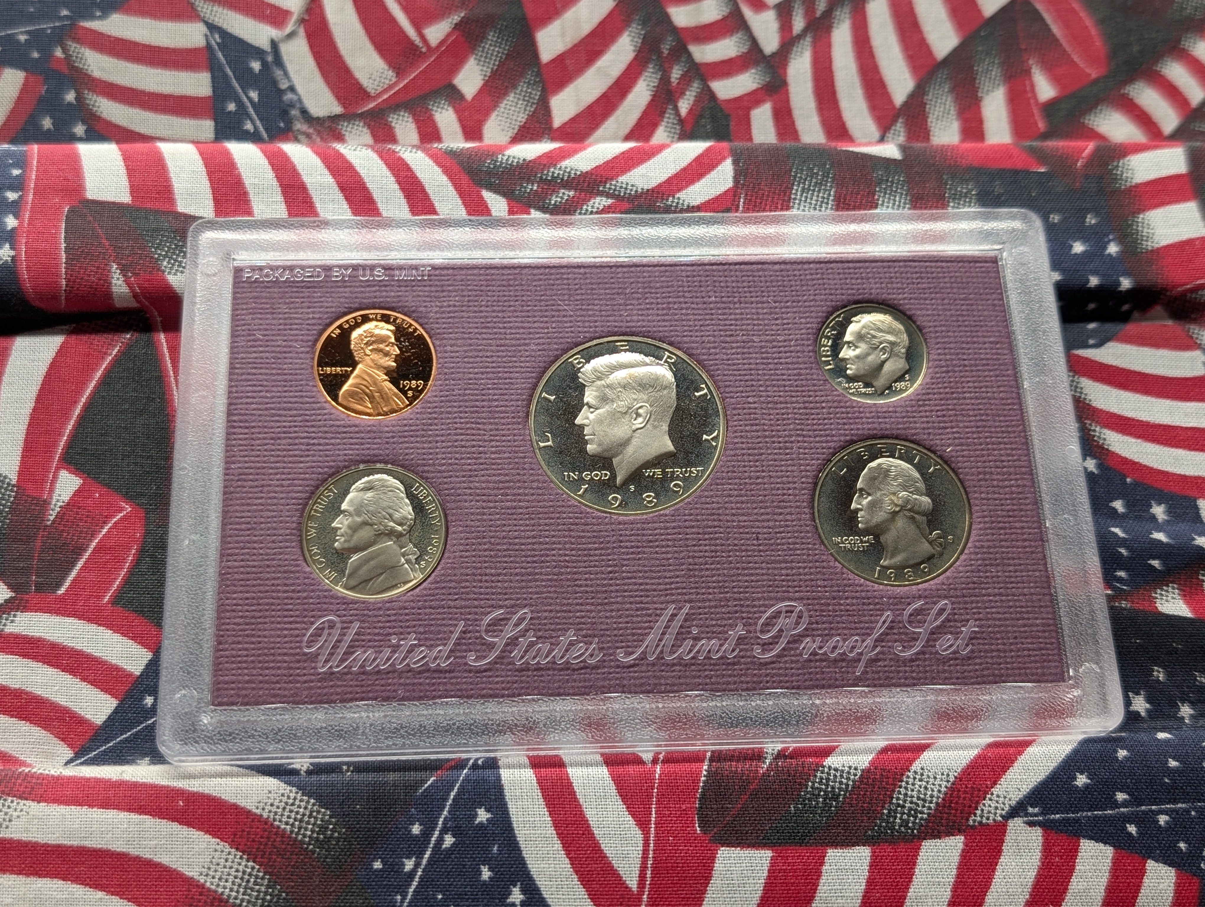 1989-S U.S. Mint Proof Set in OGP w/ COA