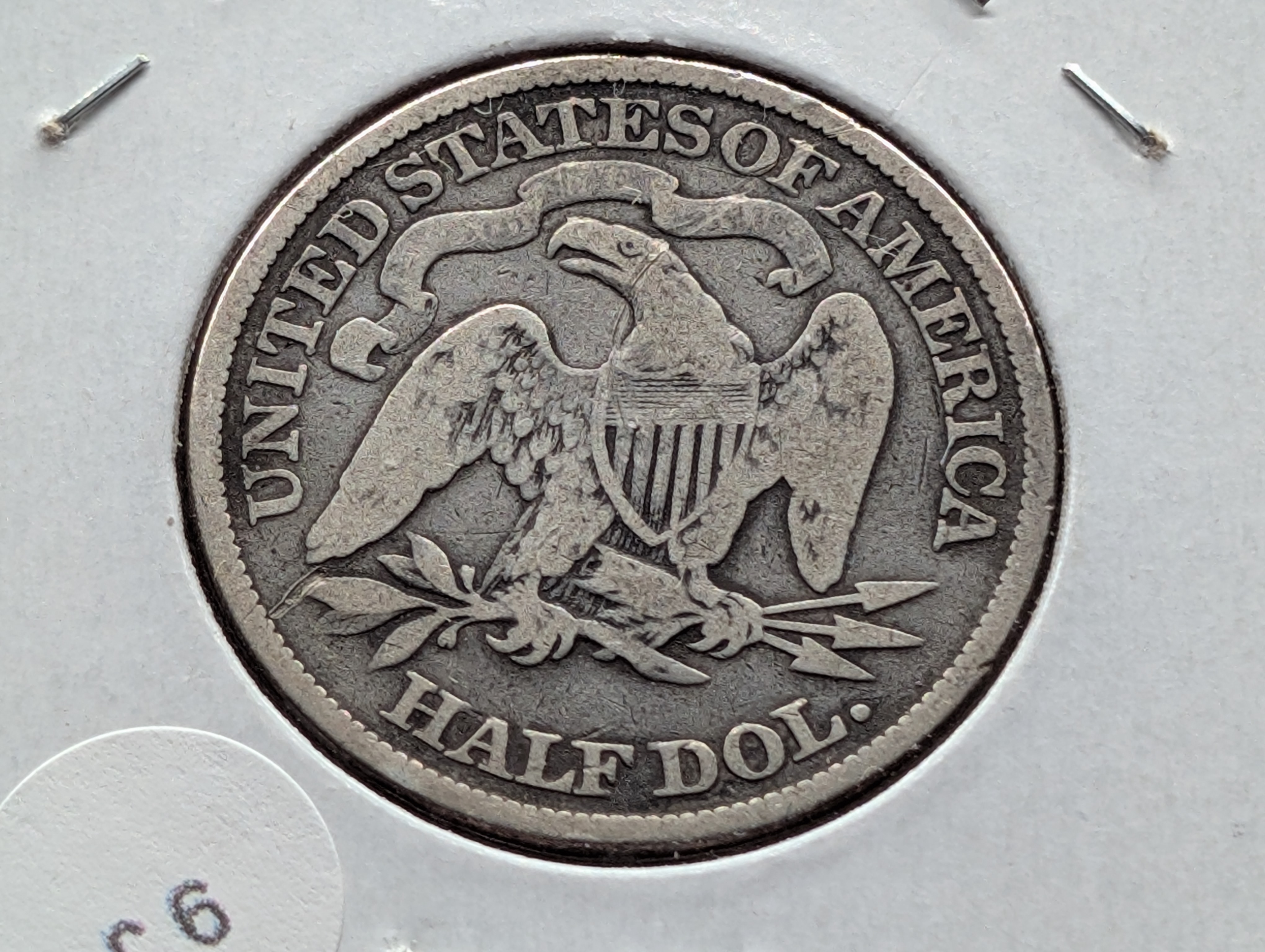 1874 Seated Liberty 90% Silver Half Dollar