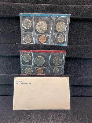 1979 P & D U.S. Uncirculated Mint Set, In OGP. 1979 P &amp; D U.S. Uncirculated Mint Set, In 