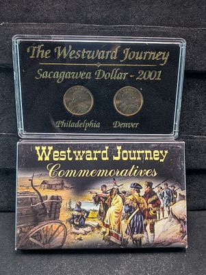 2001 P&D The Westward Journey Sacagawea Dollar Set. 2001 P&amp;D The Westward Journey Sacagawea 
