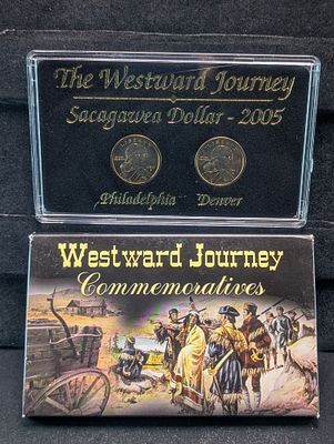 2005 P&D The Westward Journey Sacagawea Dollar Set. 2005 P&amp;D The Westward Journey Sacagawea 