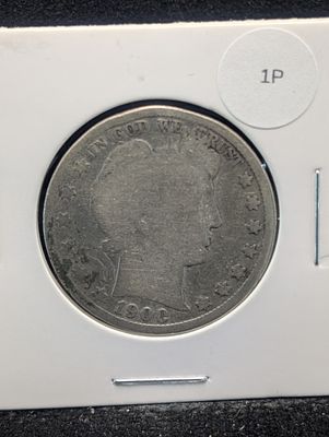 1900 Barber 90% Silver Half Dollar Condition PLEASE NOTE Some coins may have a grade on the 