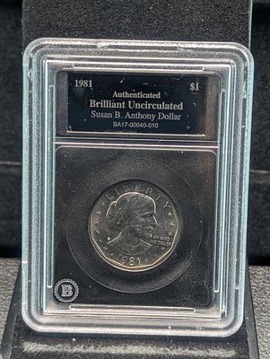 1981-S Susan B. Anthony Dollar Condition PLEASE NOTE Some coins may have a grade on the package 