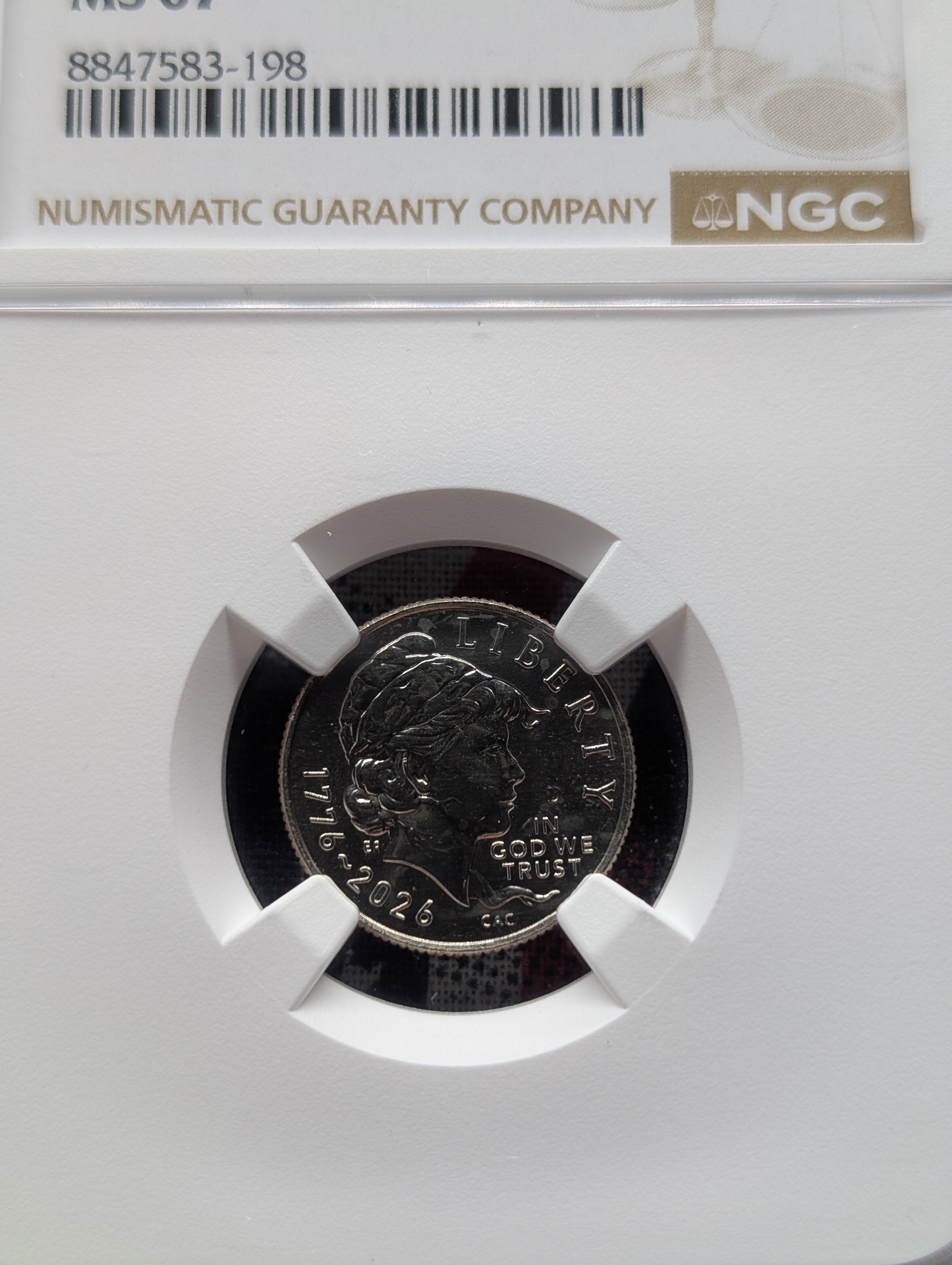 1776-2026-D Emerging Liberty Dime NGC MS 67 - Semiquincentennial Celebration