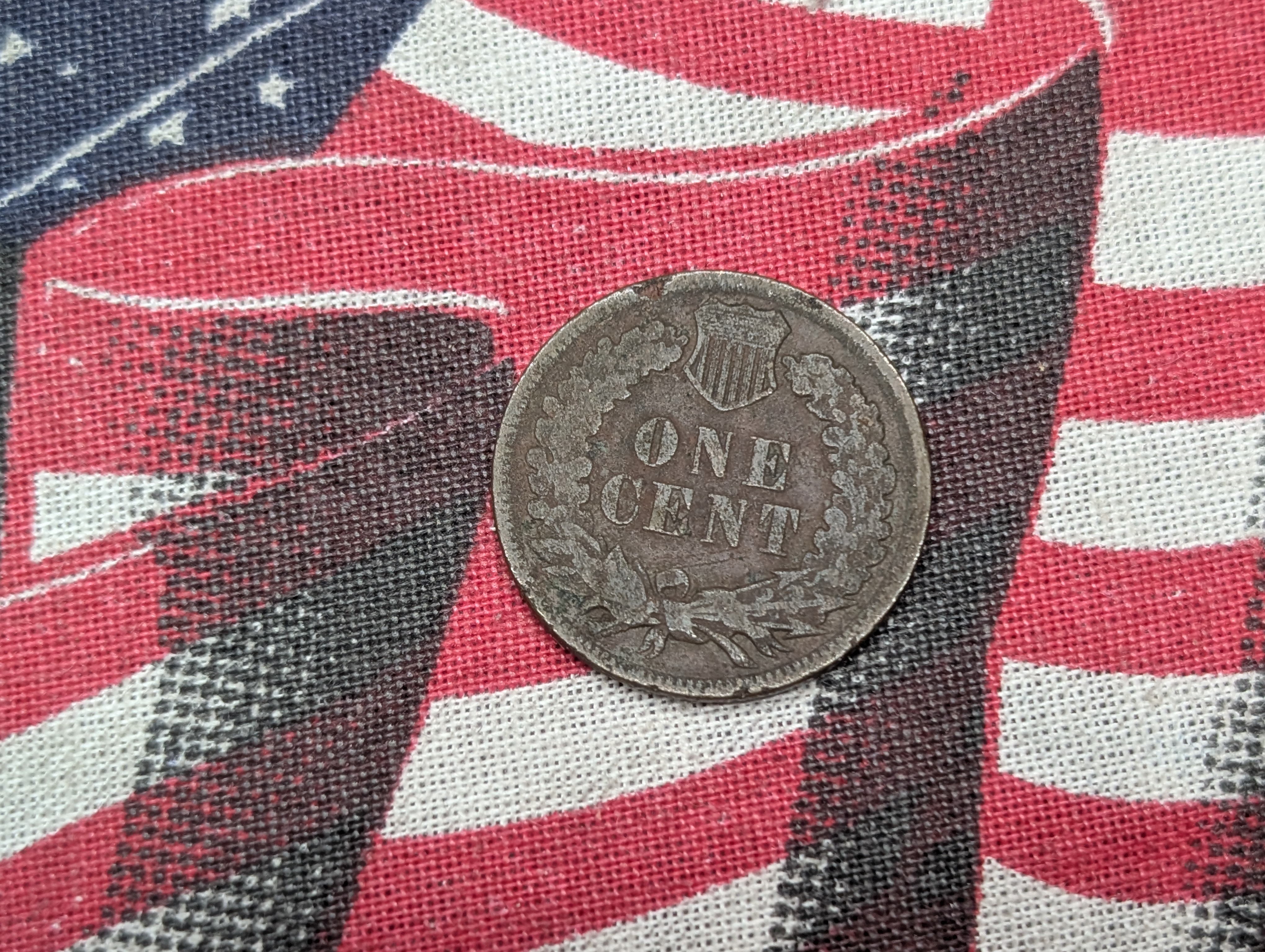 1864-L Indian Head Cent - Tough Date