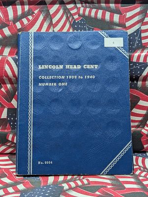 Partial Lincoln Head Cent Book Collection 1909-1940, No Big Key Dates Condition PLEASE NOTE 
