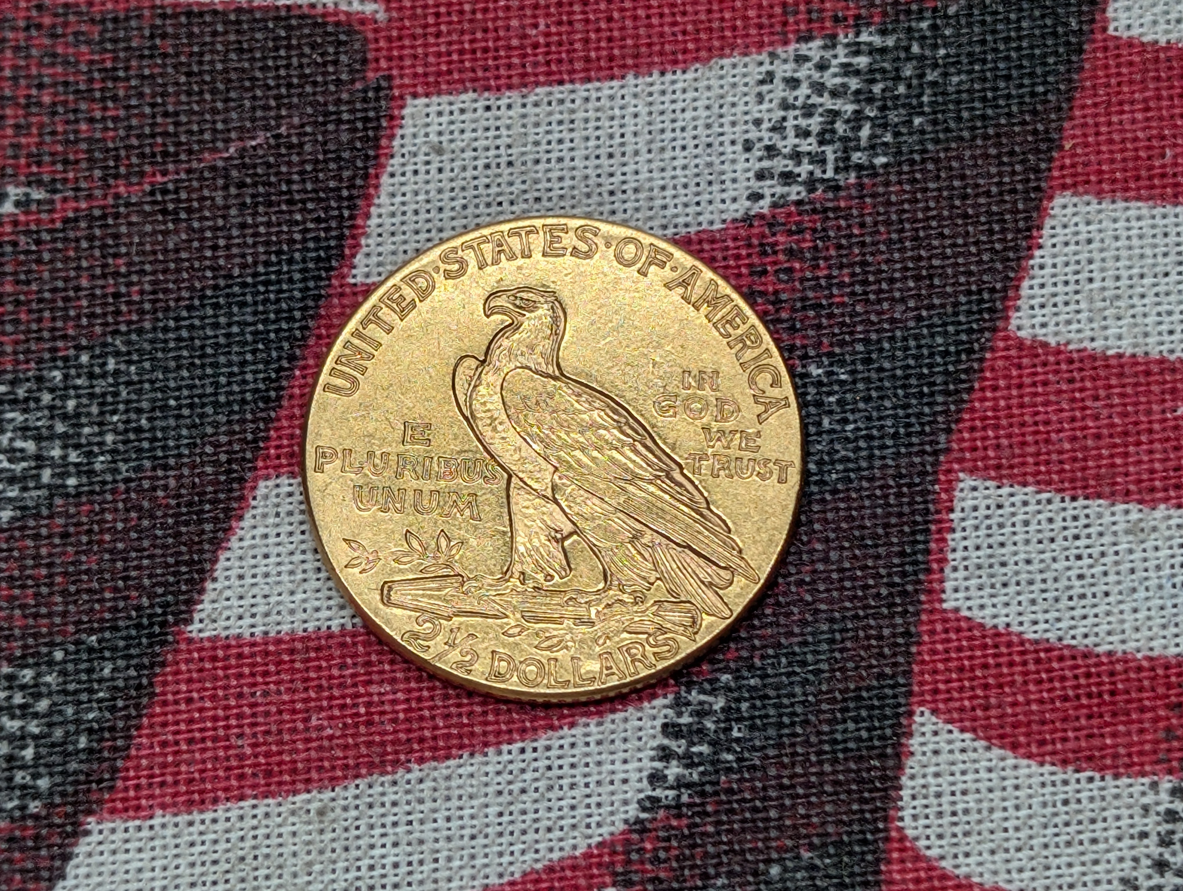 1914 Indian Head $2.50 Gold Quarter Eagle - Strong Details