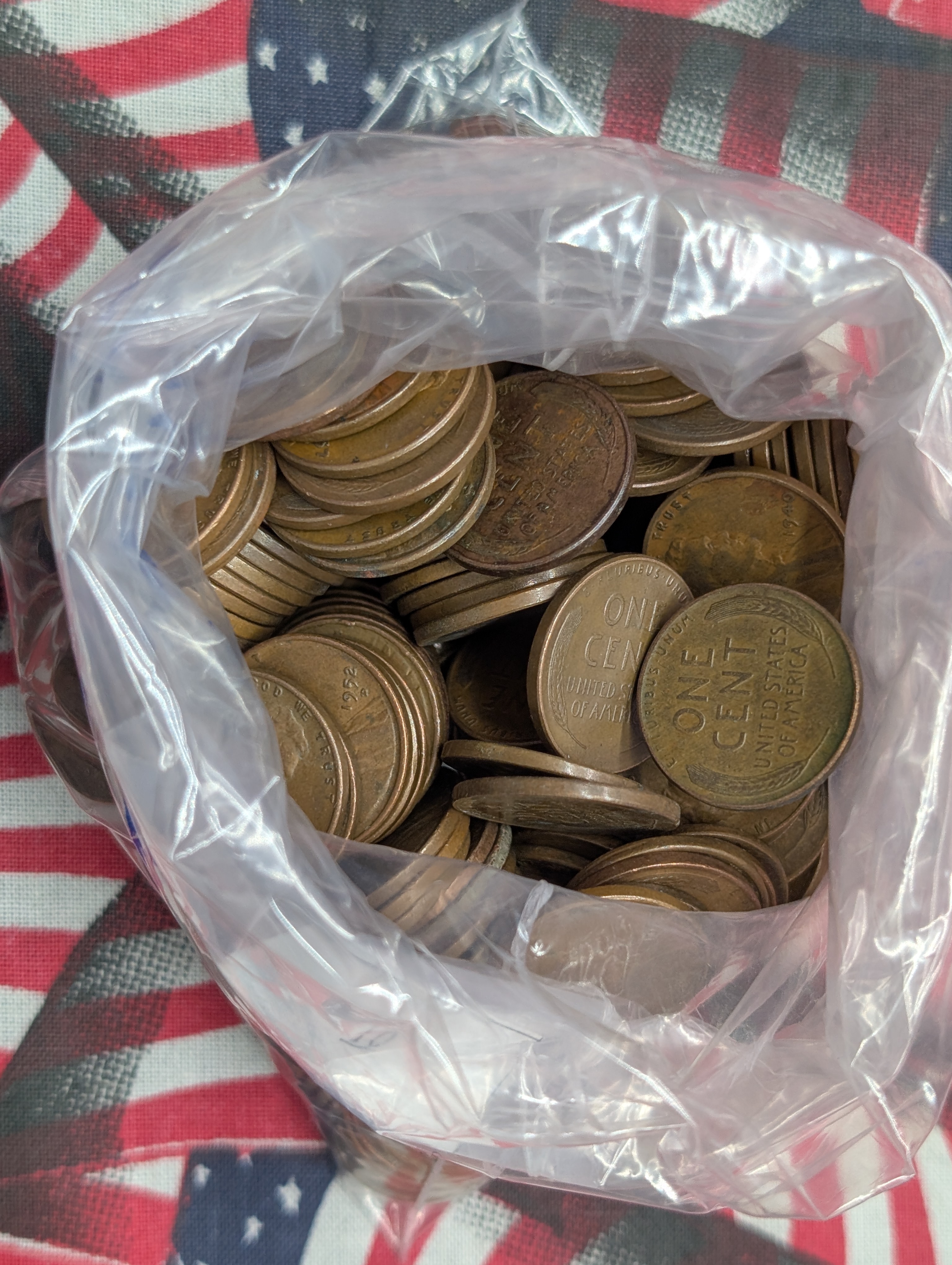 (250) Assorted Lincoln Wheat Cents