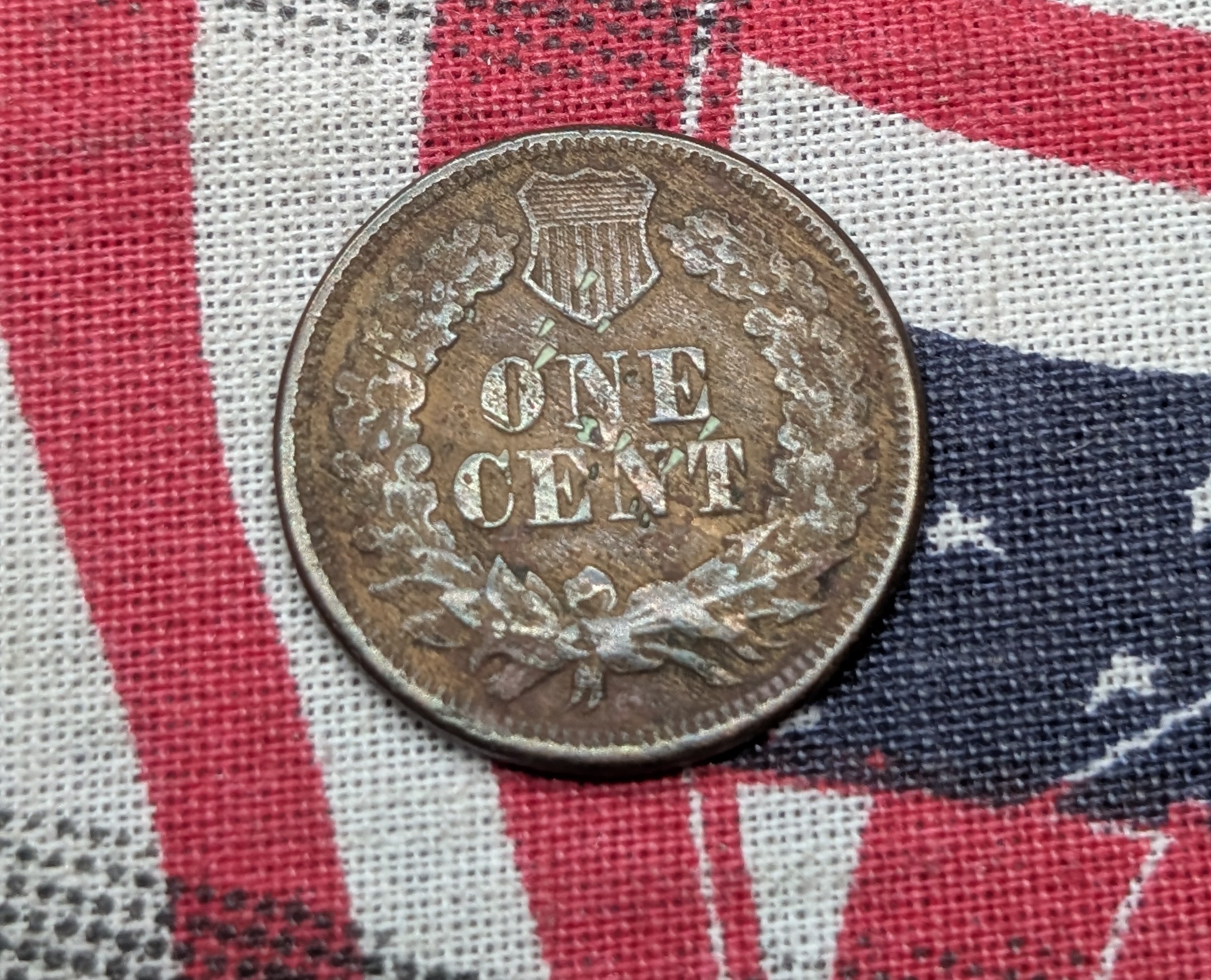 1865 Indian Head Cent - Civil War Date