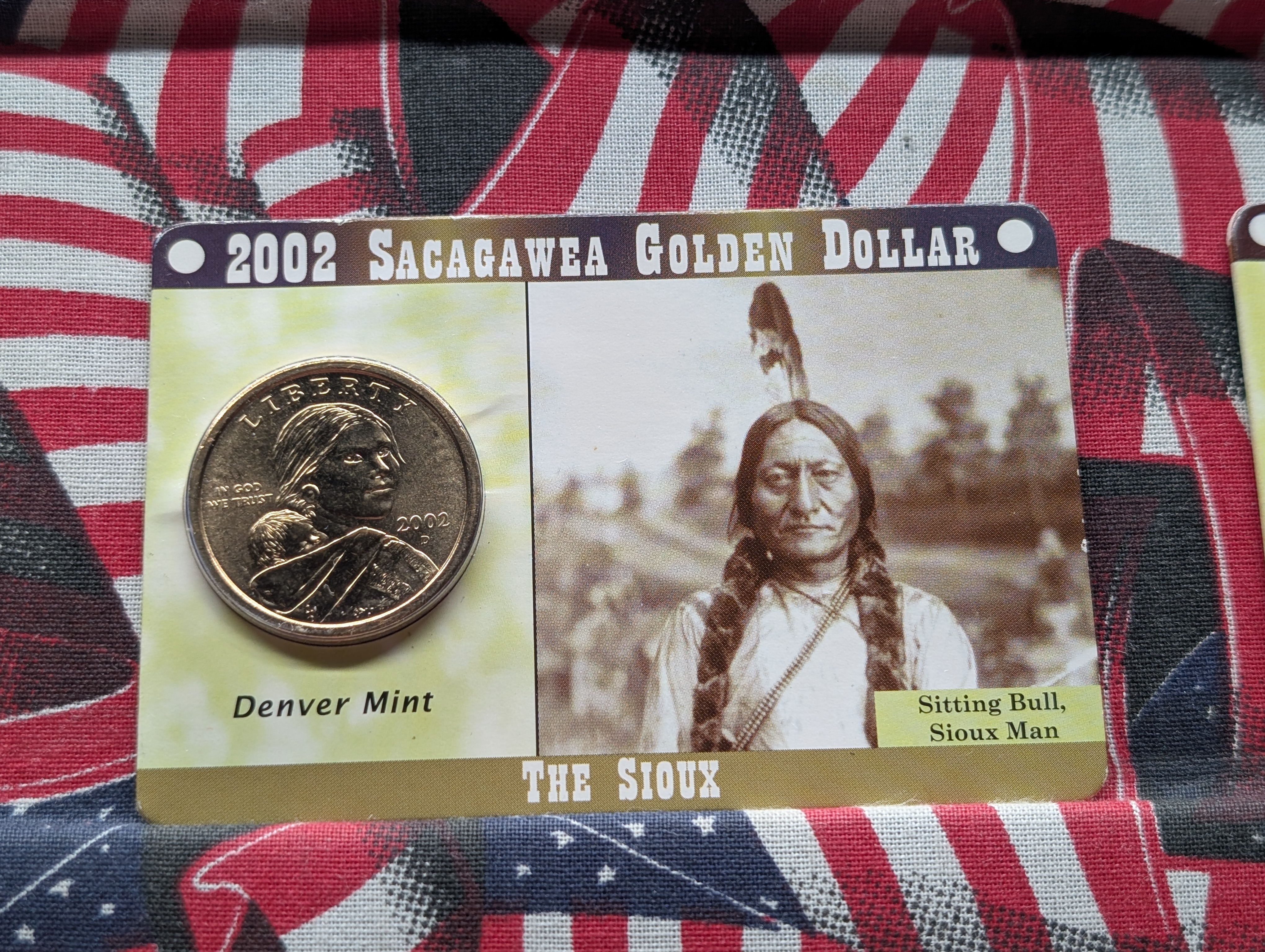 (5) Sacagawea Golden Dollars - Includes 2001-P, 2002-D, 2007-P, 2009-P, & 2010-P
