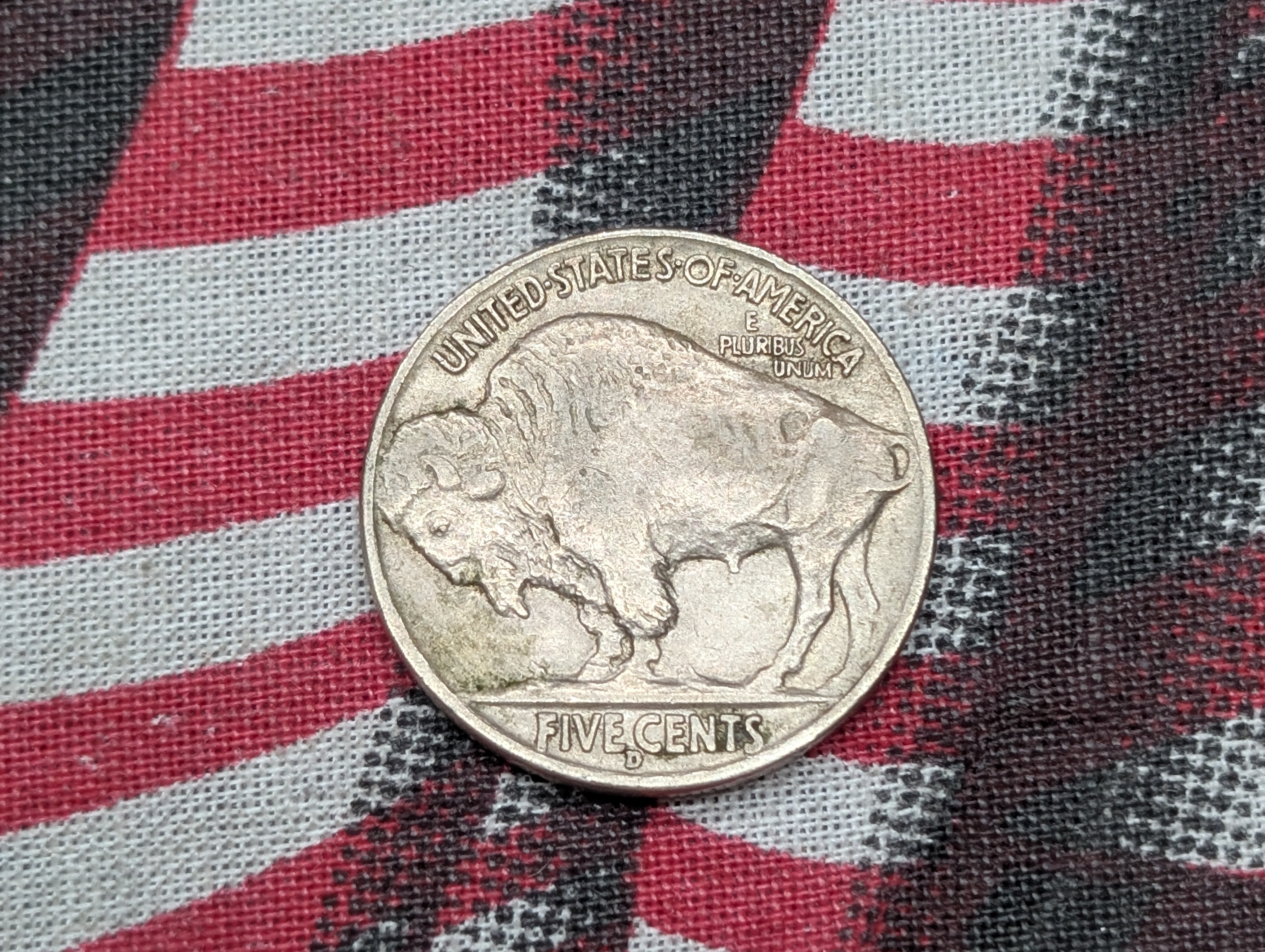 1938-D/S Indian Head Buffalo Nickel