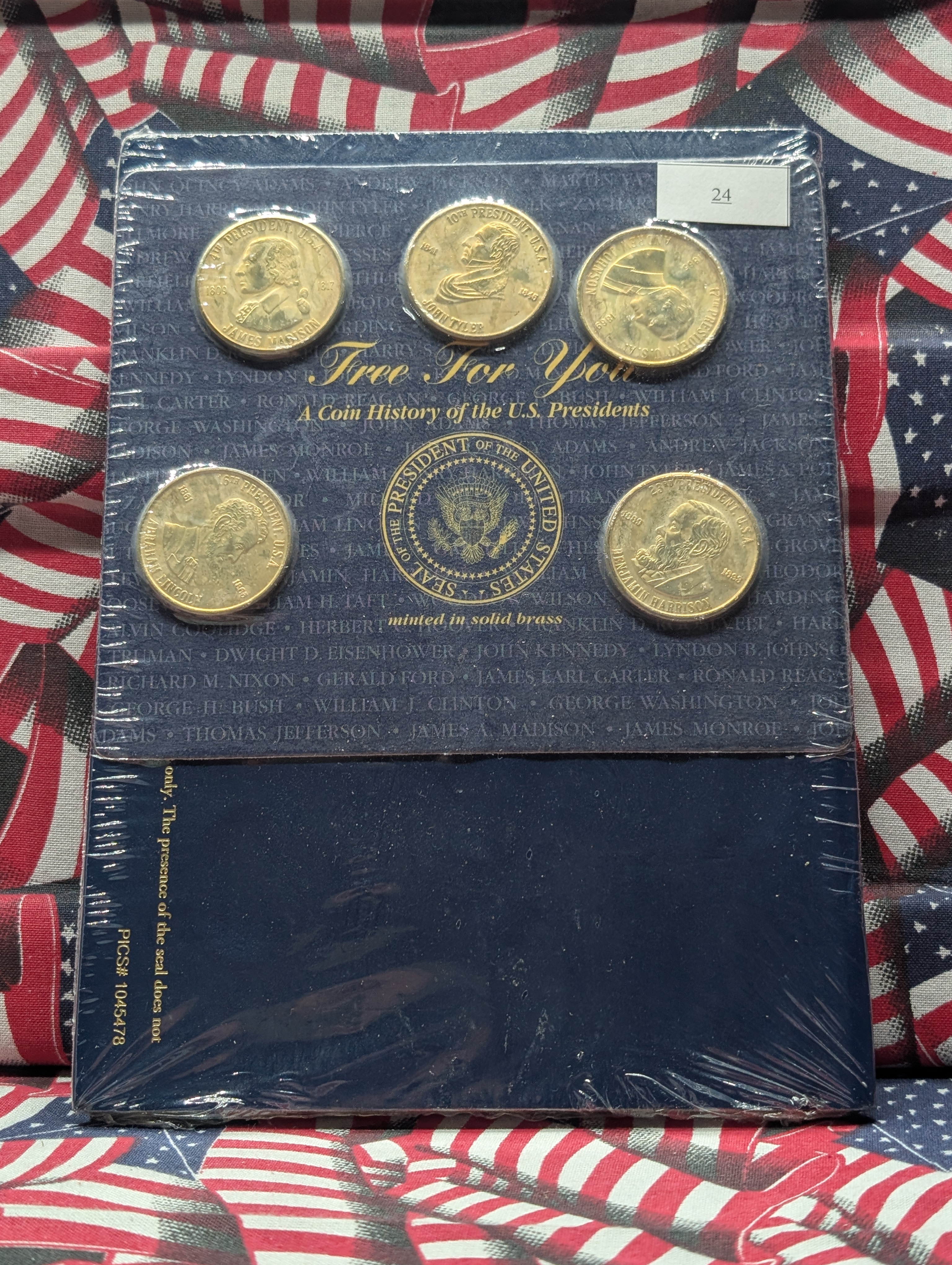 5 Medal Free For You A Coin History of the U.S. Presidents Sealed Set