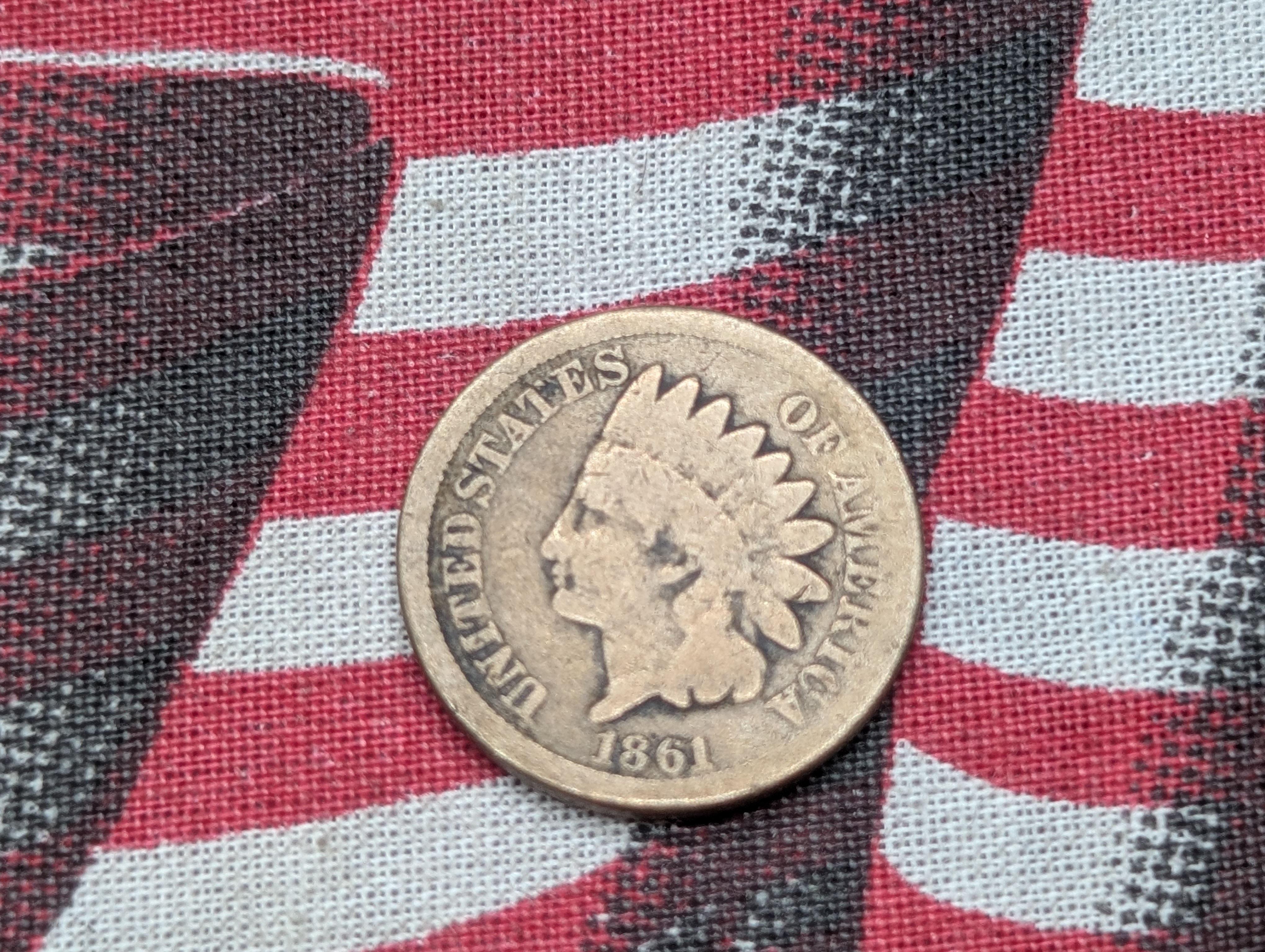 1861 Indian Head Cent - Tough Date