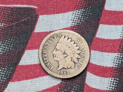 1861 Indian Head Cent - Tough Date Condition PLEASE NOTE Some coins may have a grade on the 