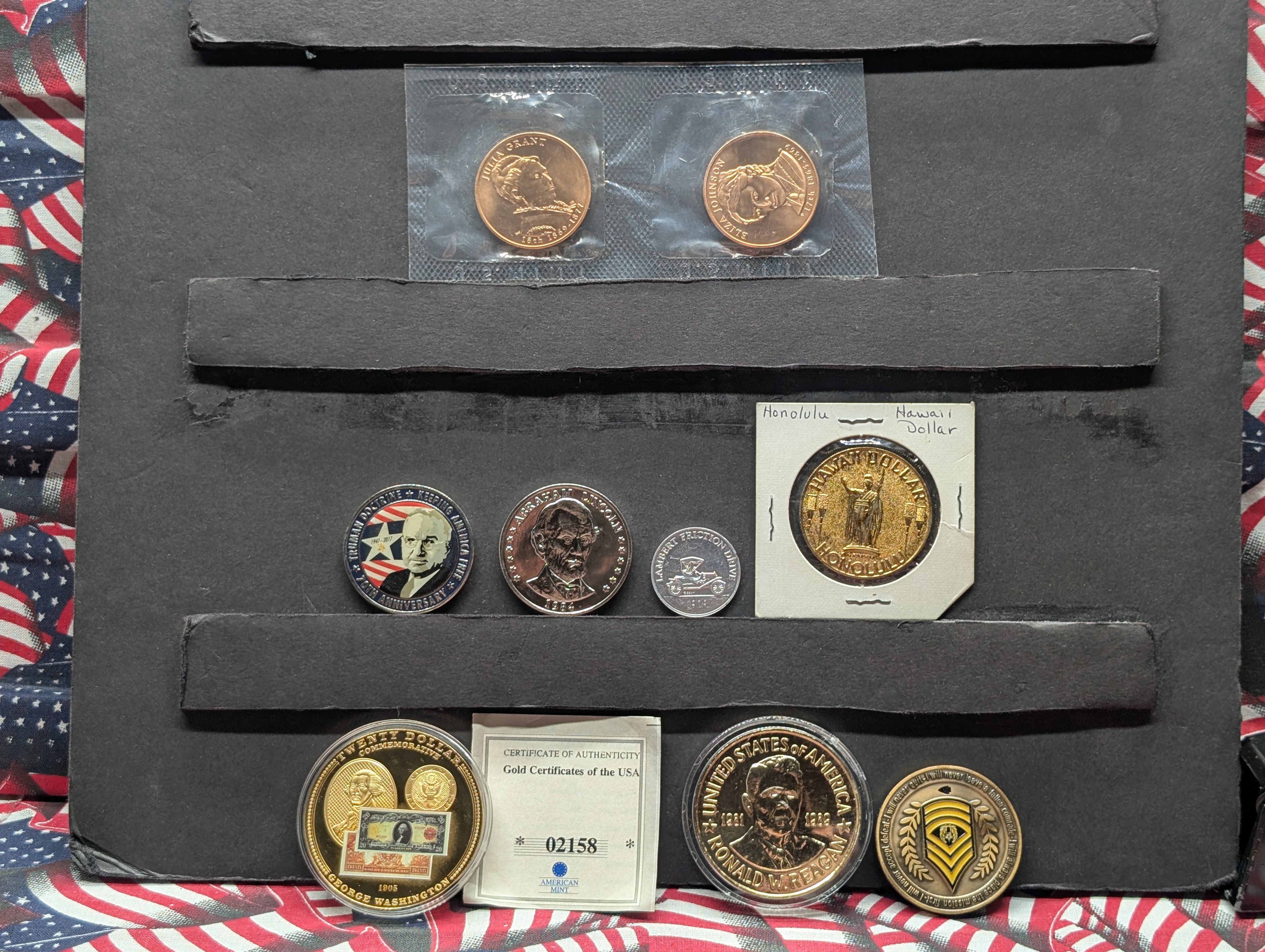 (9) Assorted Tokens - Includes Honolulu Hawaii Dollar & 70th Anniversay Truman Doctrine and Other Tokens