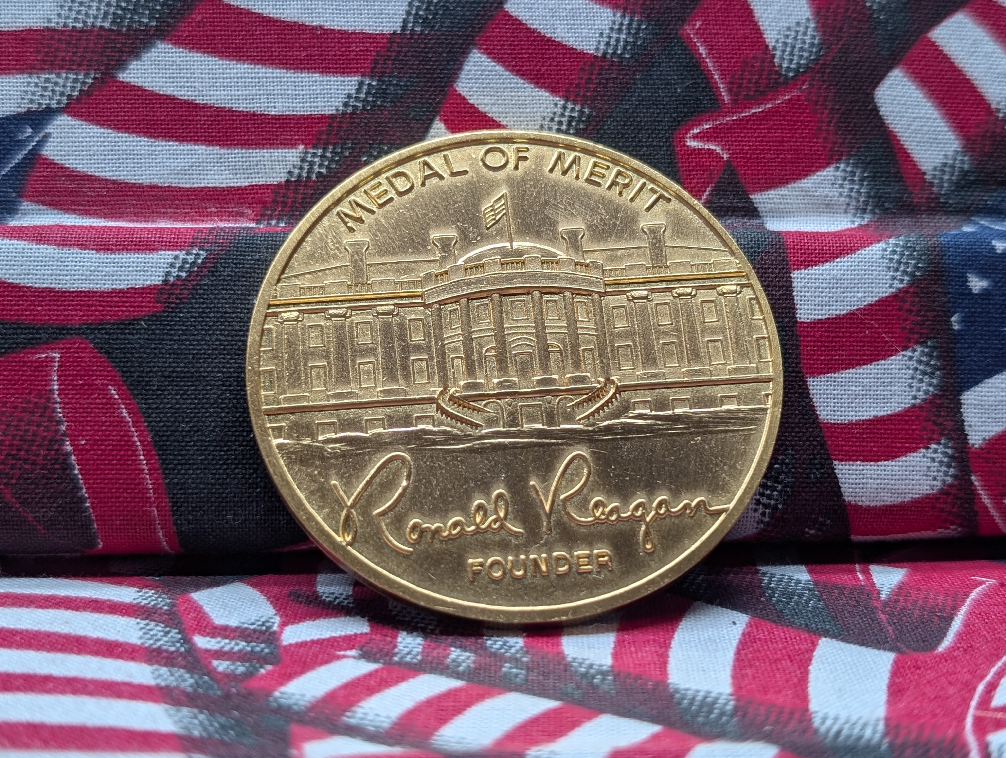 Medal of Merit Token - Ronald Reagan Founder