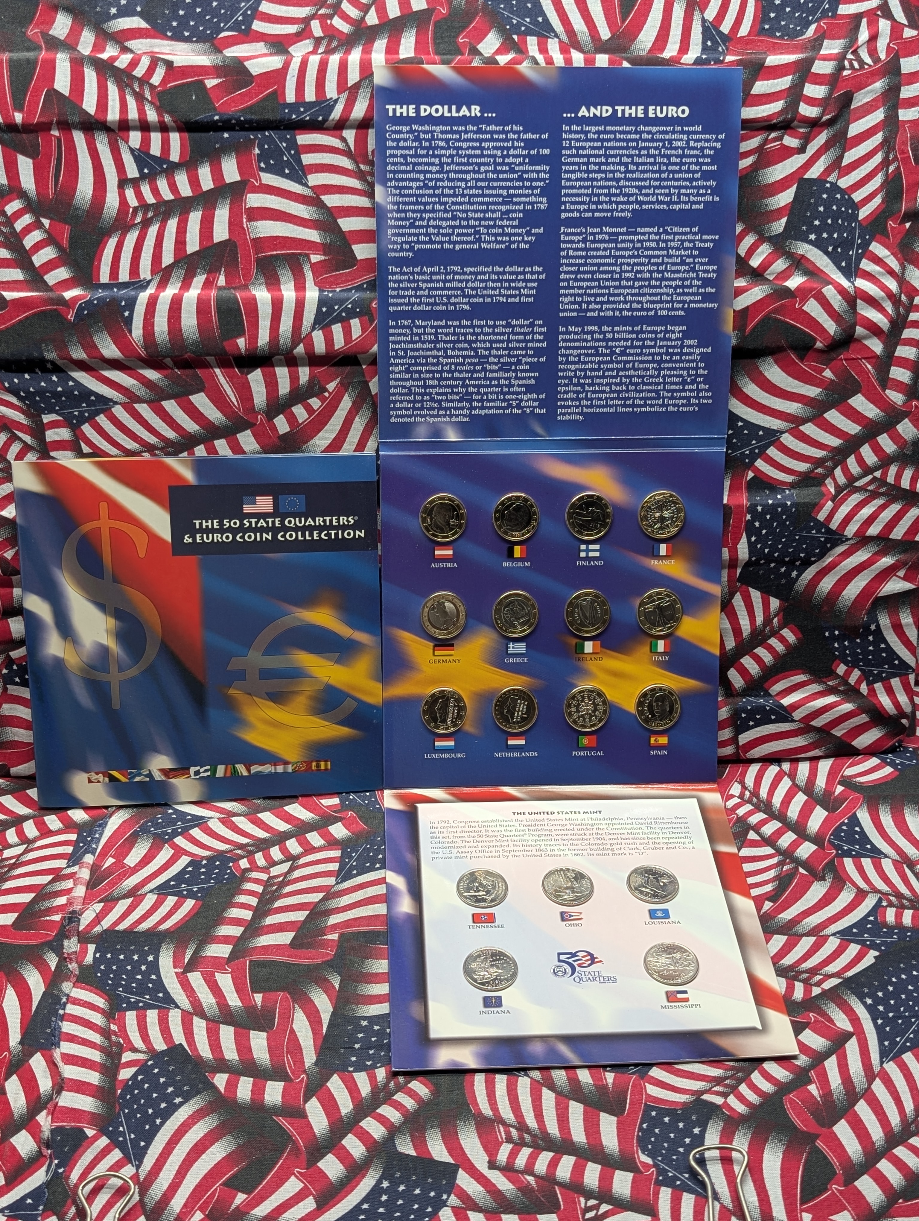 2002-D State Quarters & Euro Coin Collection