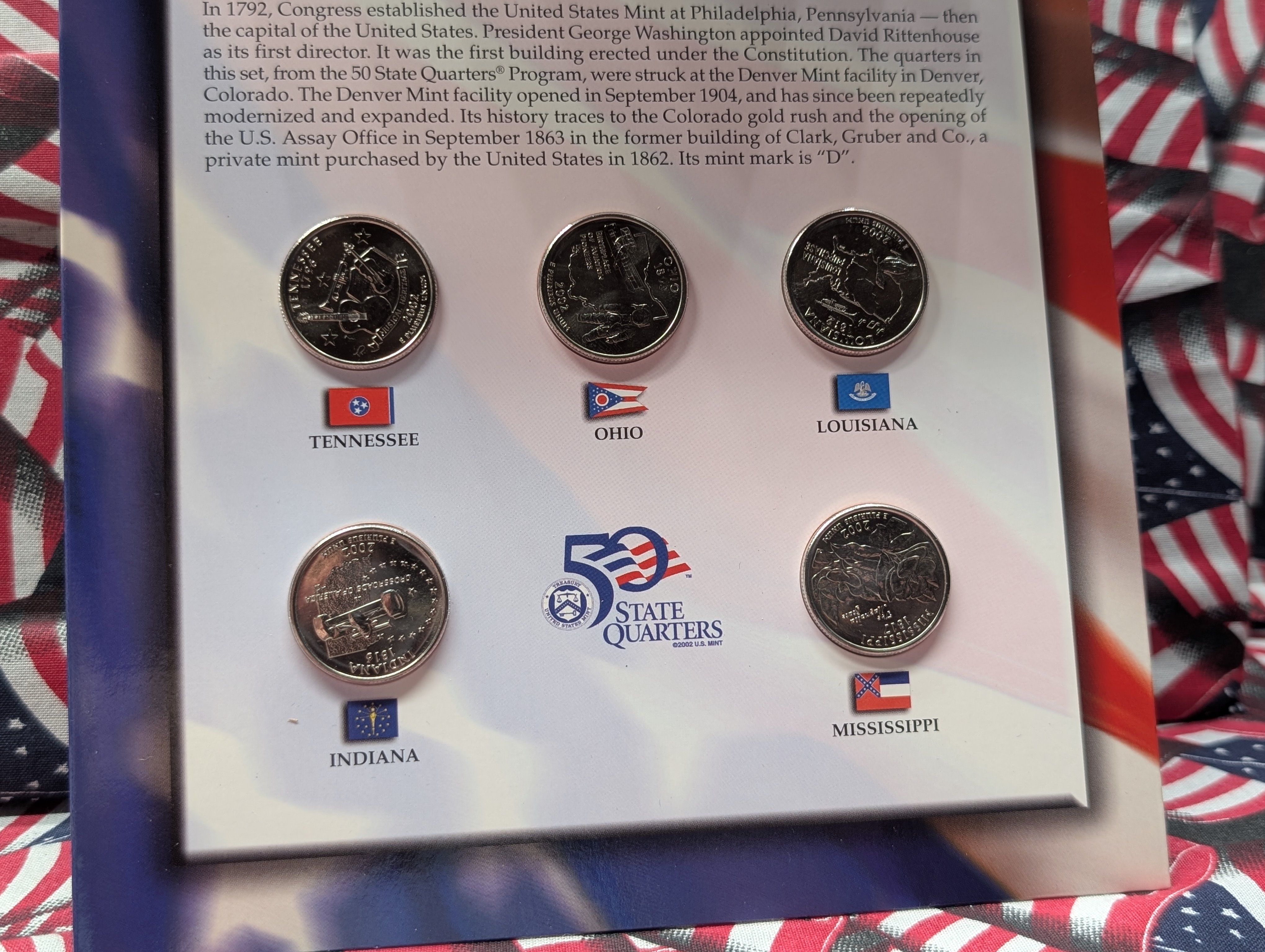 2002-D State Quarters & Euro Coin Collection