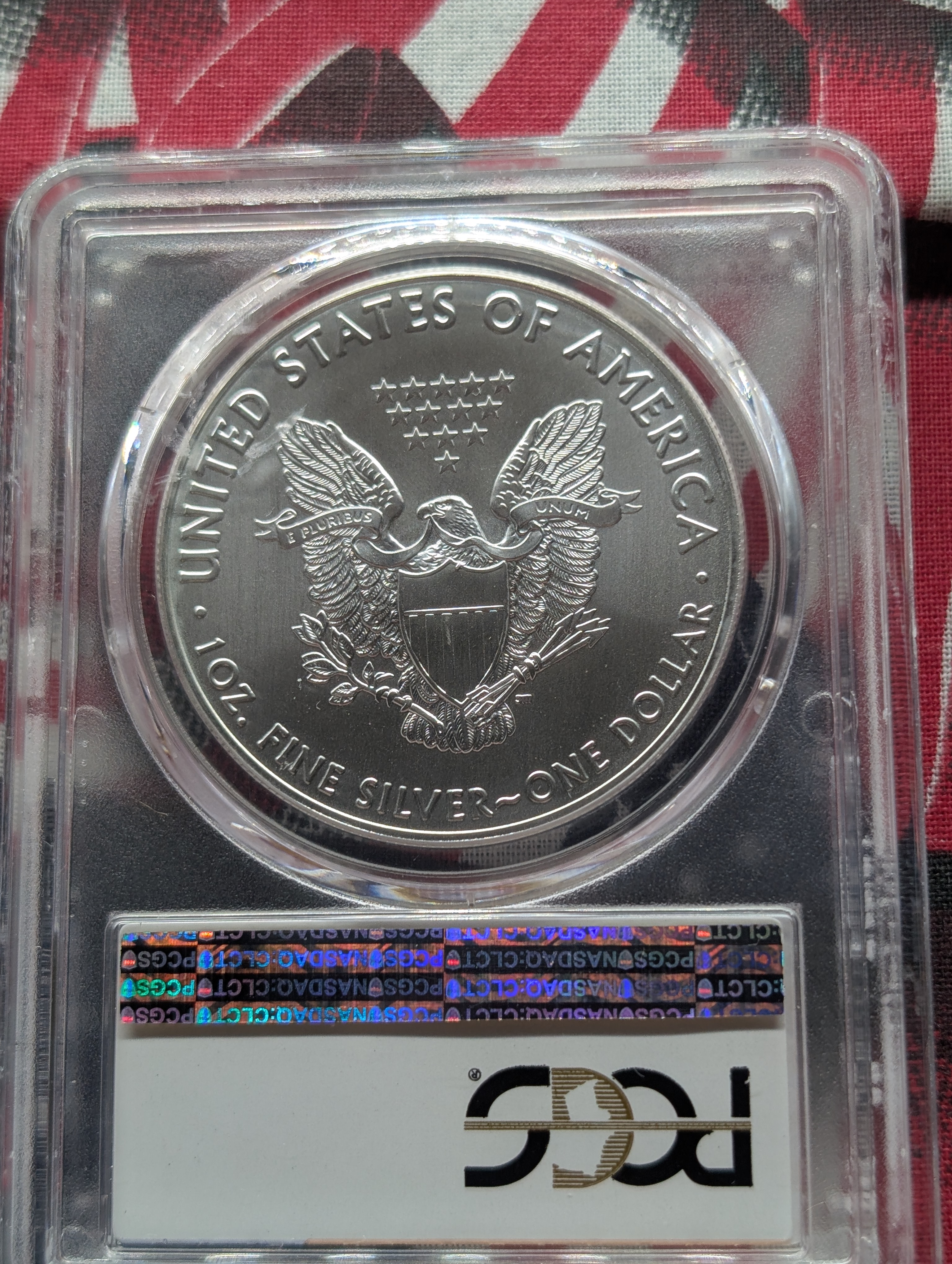 2017 American Silver Eagle One Troy Oz. .999 Fine Silver PCGS Brilliant Uncirculated