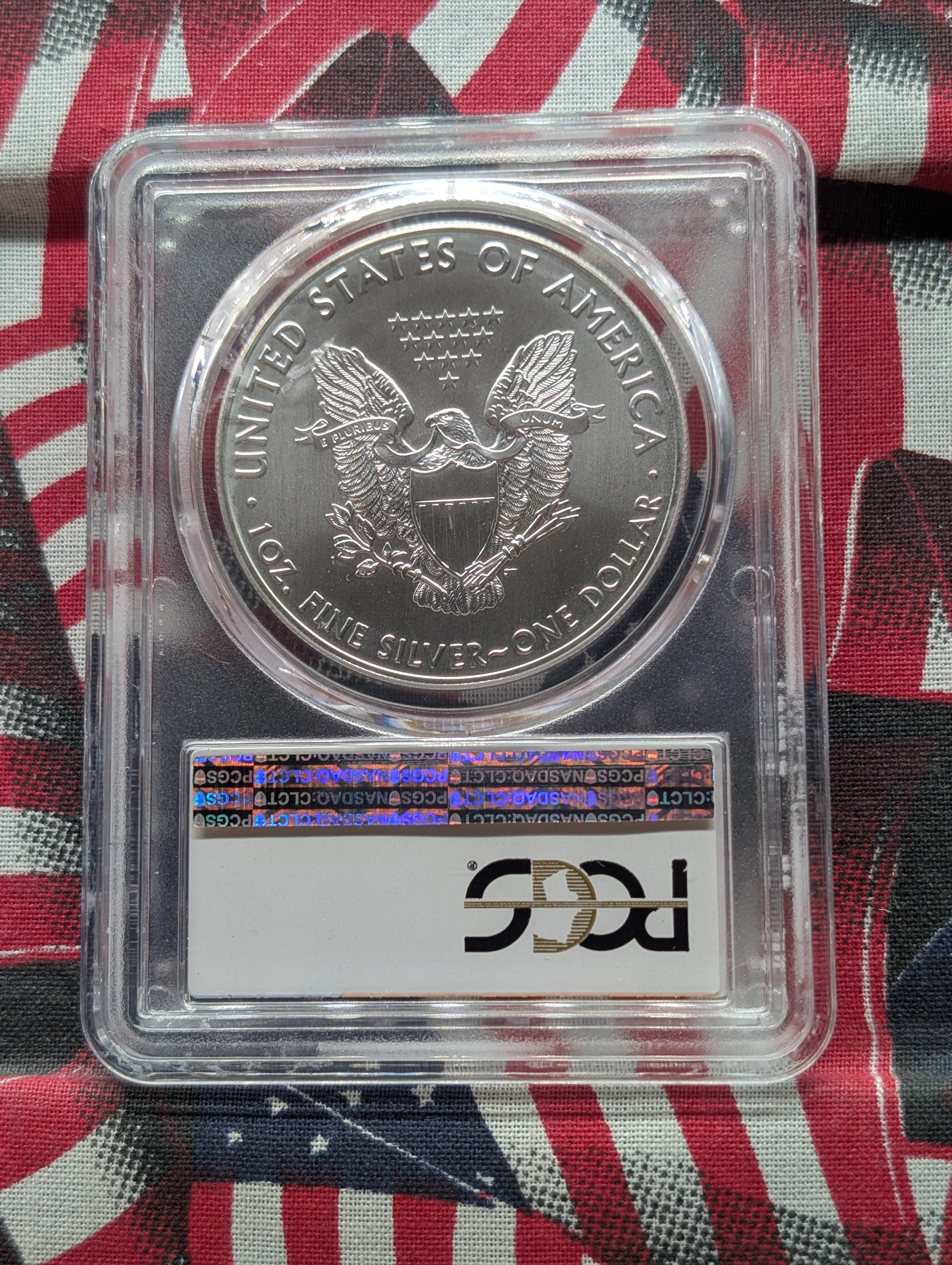 2017 American Silver Eagle One Troy Oz. .999 Fine Silver PCGS Brilliant Uncirculated