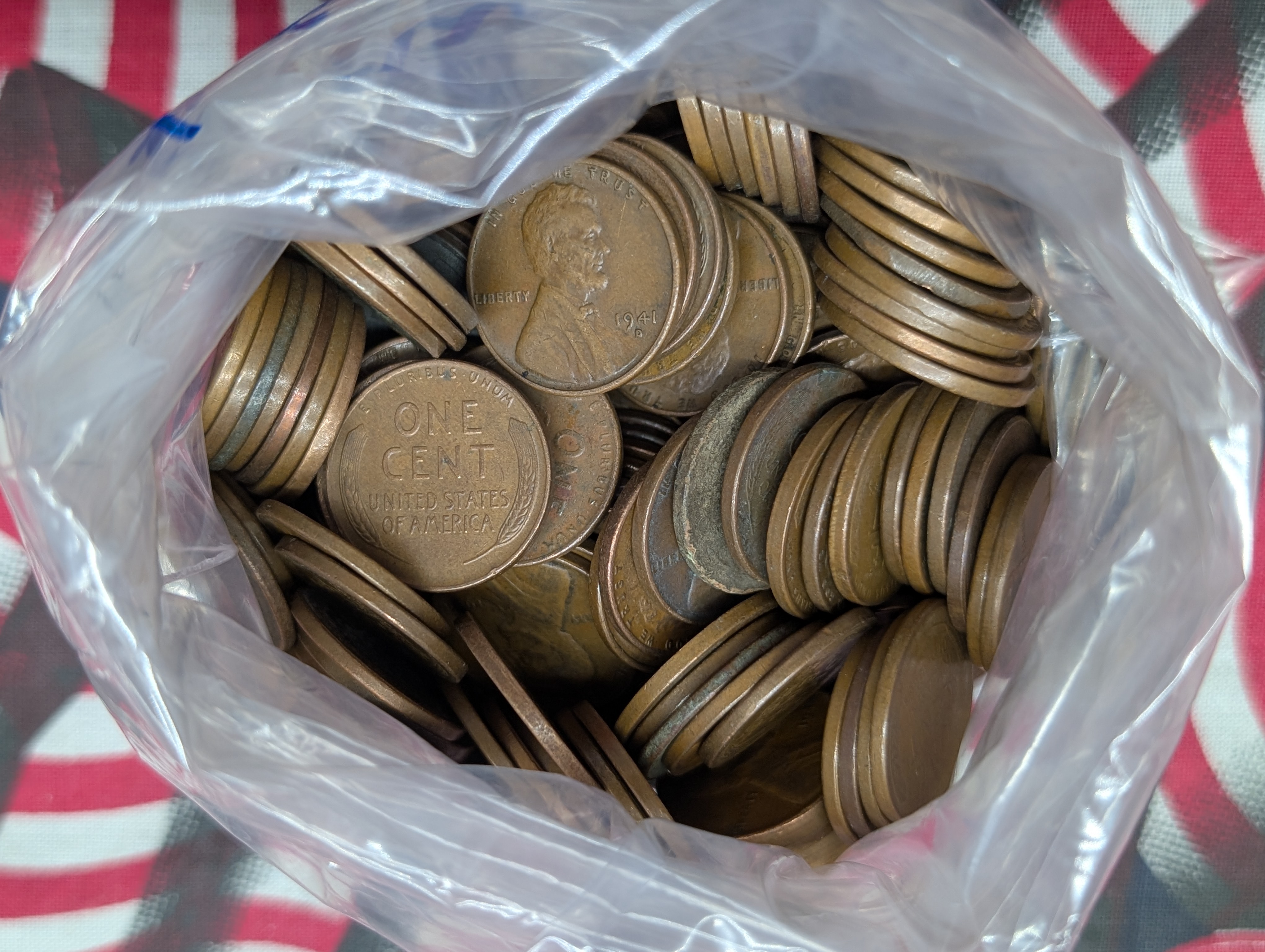 (250) Lincoln Wheat Cents - Mixed Dates
