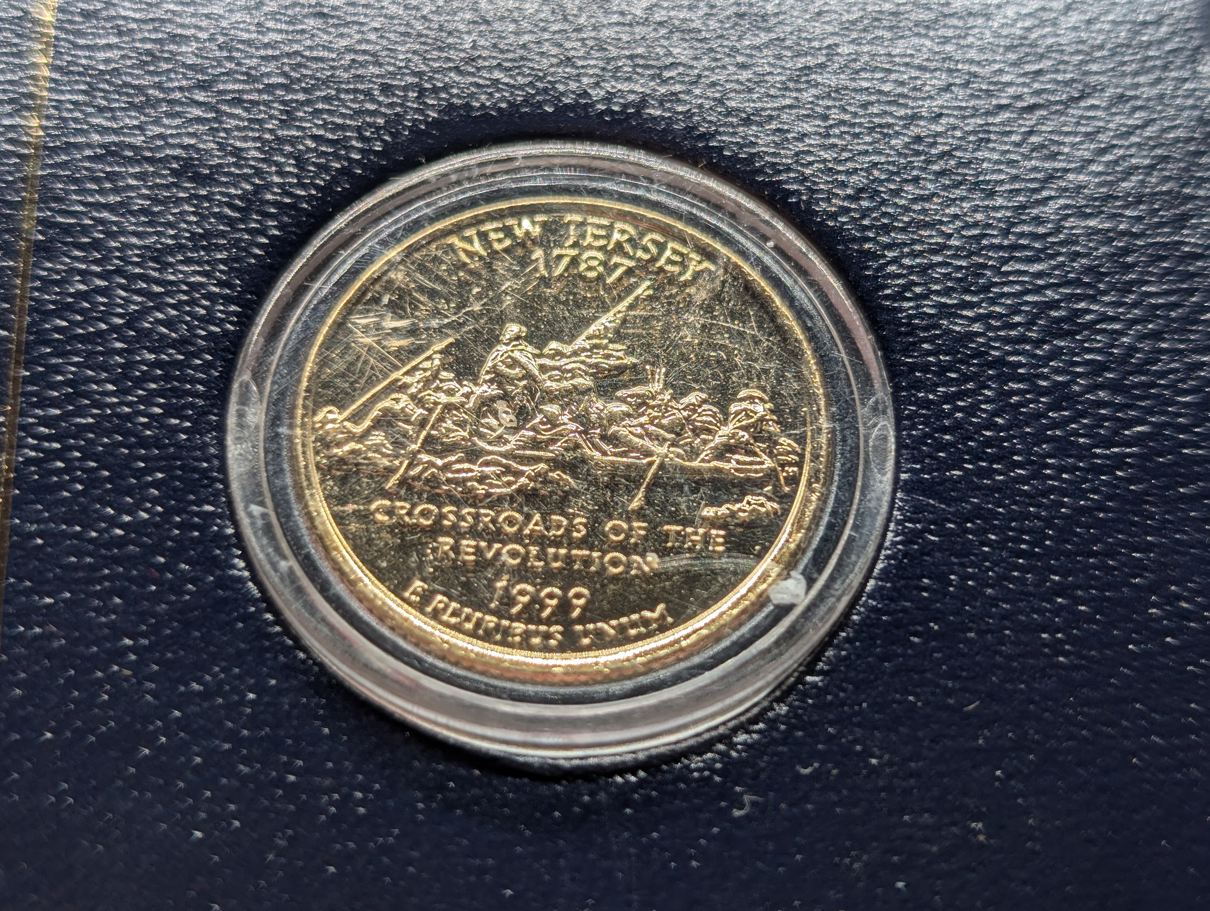1999 24kt Gold Plated State Quarter Set