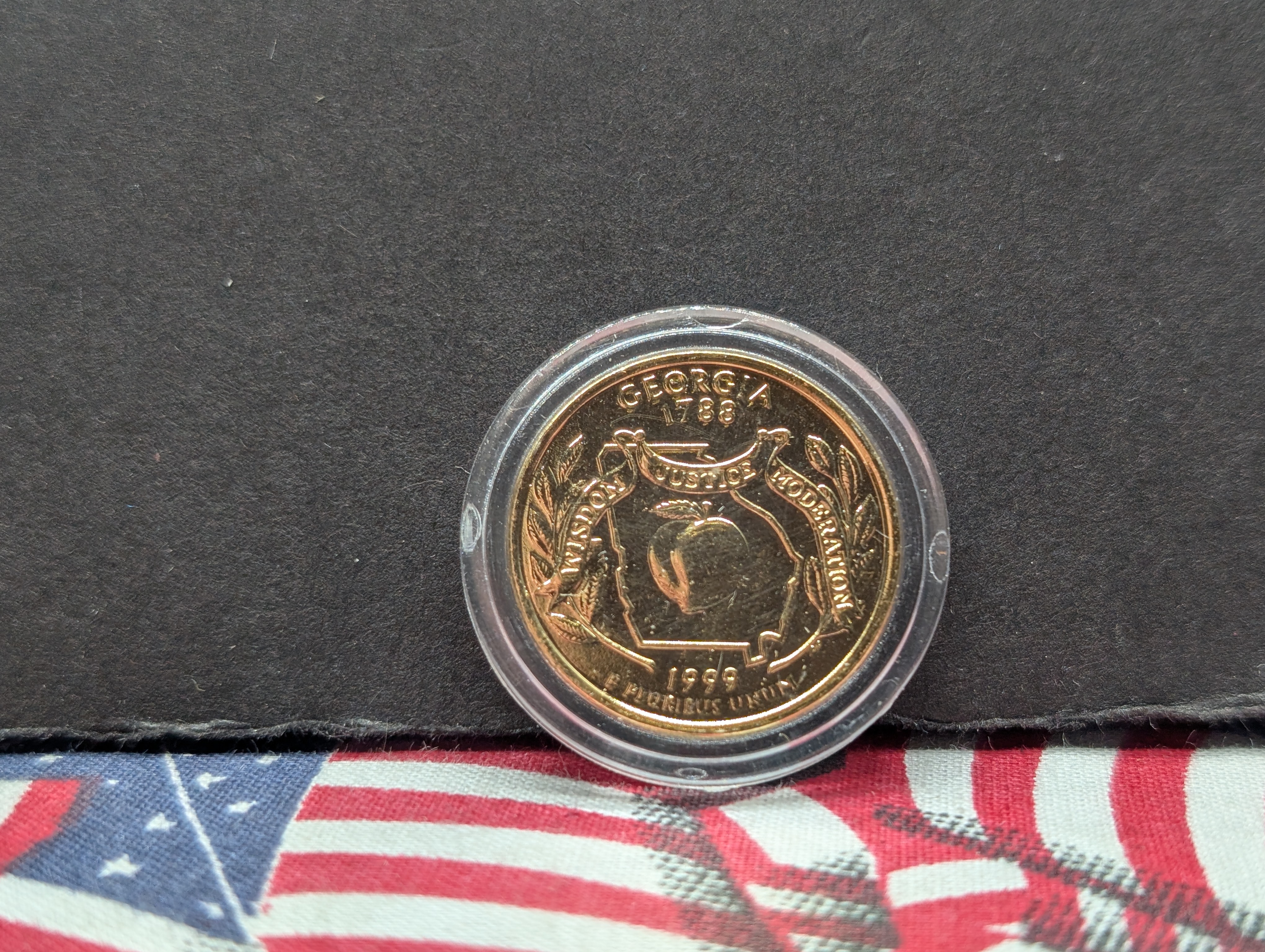 1999 24kt Gold Plated State Quarter Set