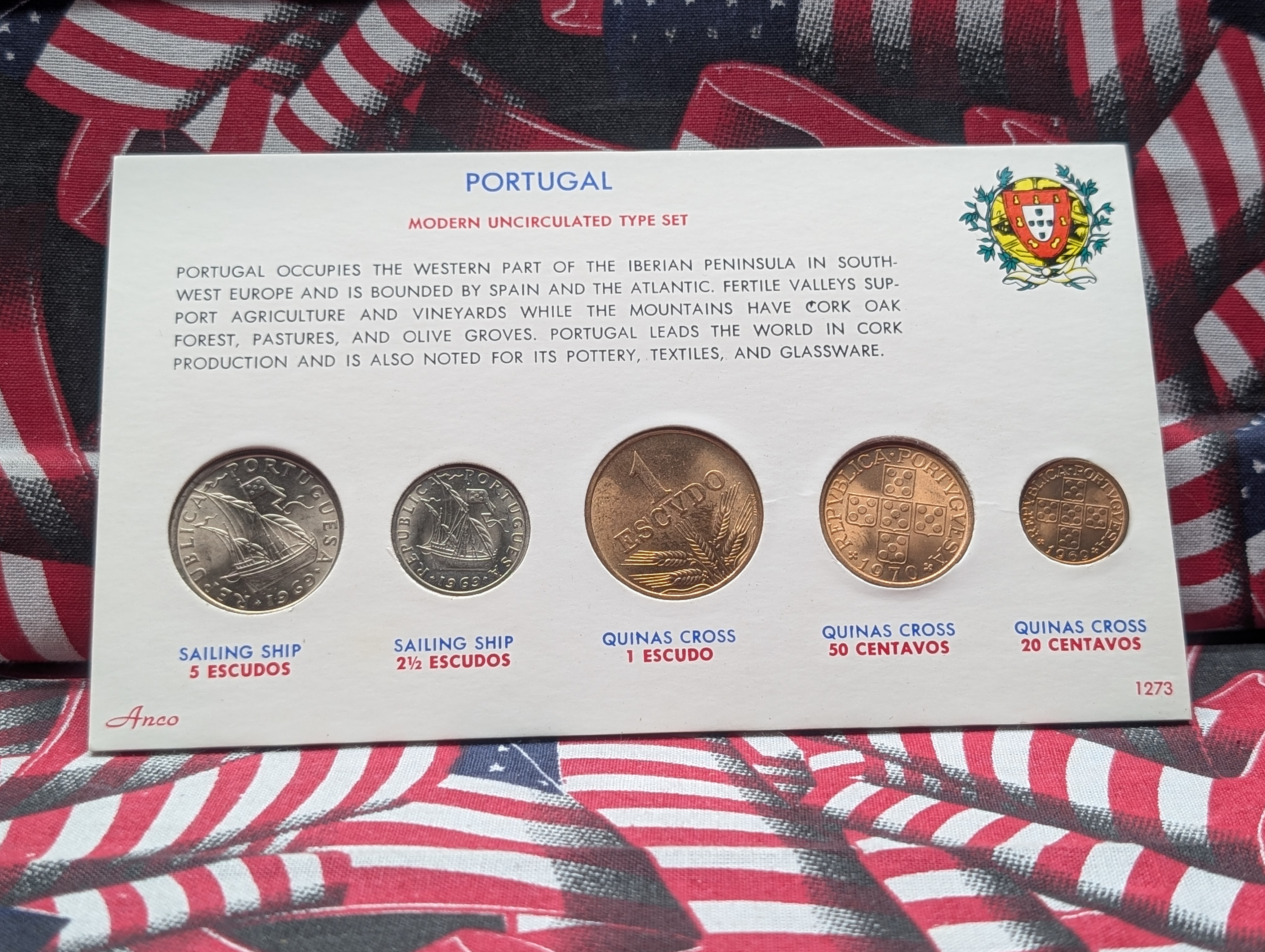 Portugal Modern Uncirculated Type Set - 5 Coins