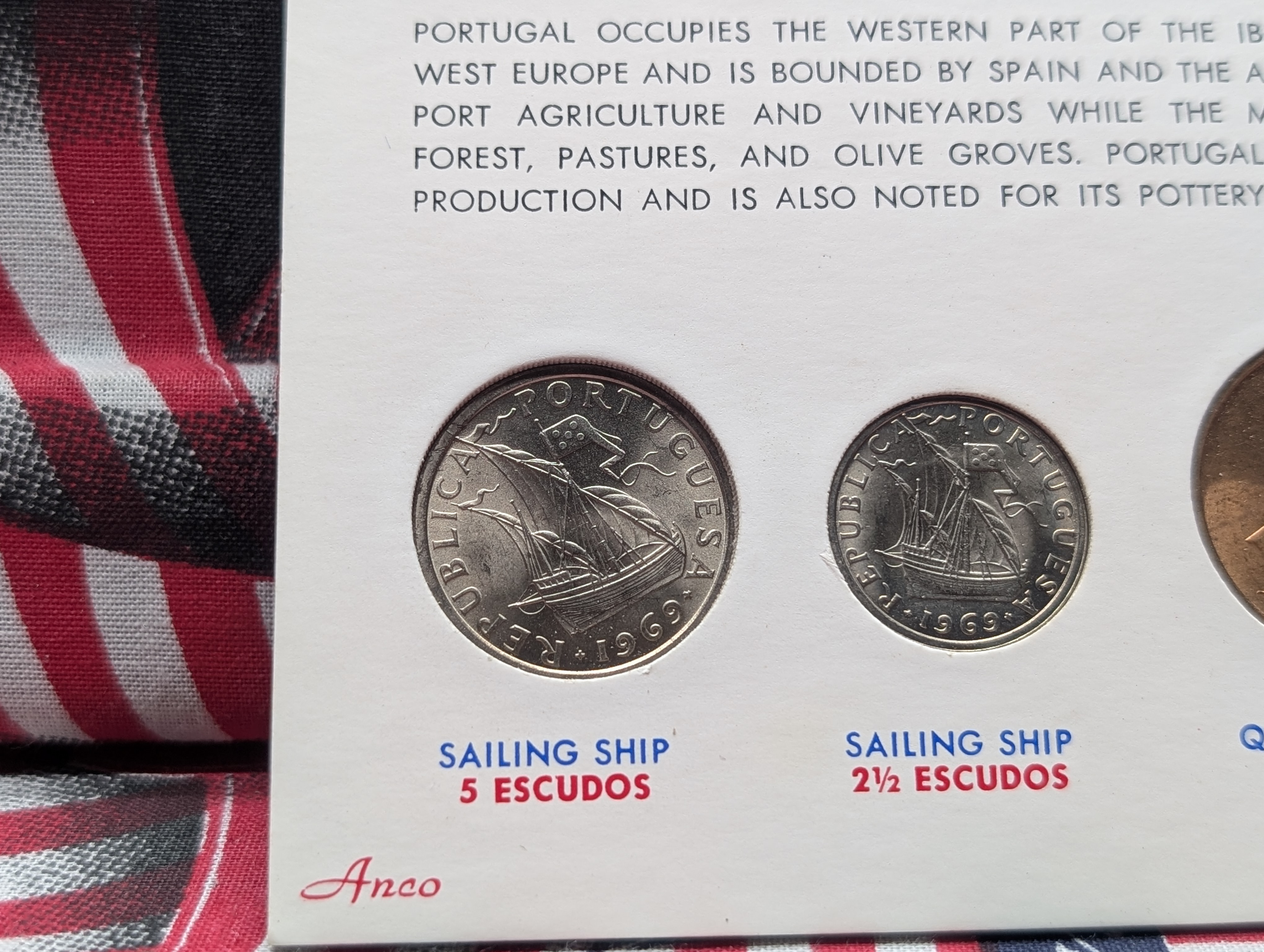 Portugal Modern Uncirculated Type Set - 5 Coins