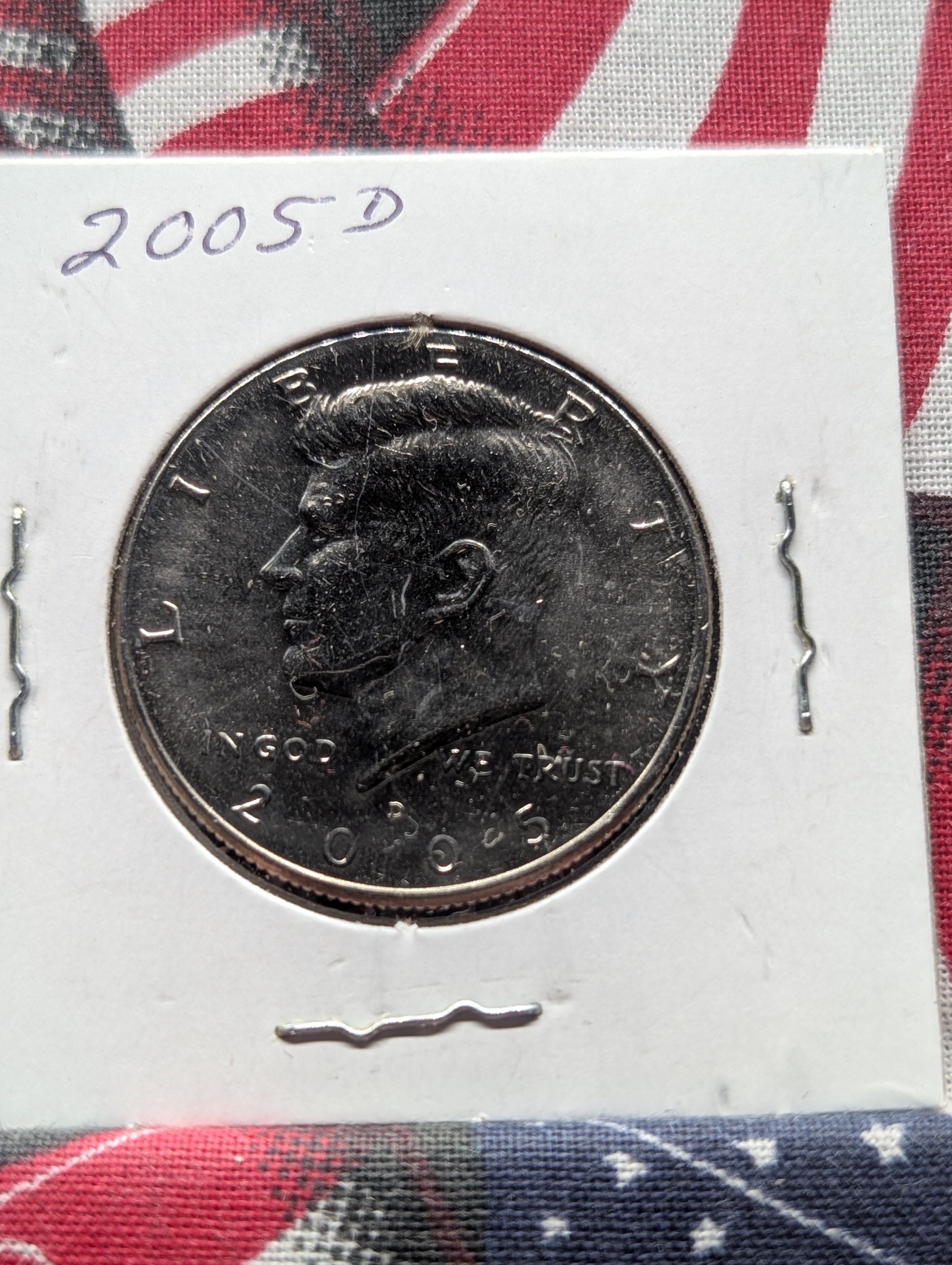 (4) Kennedy Half Dollars - (2) 1971-P, 2005-D, 2008-P
