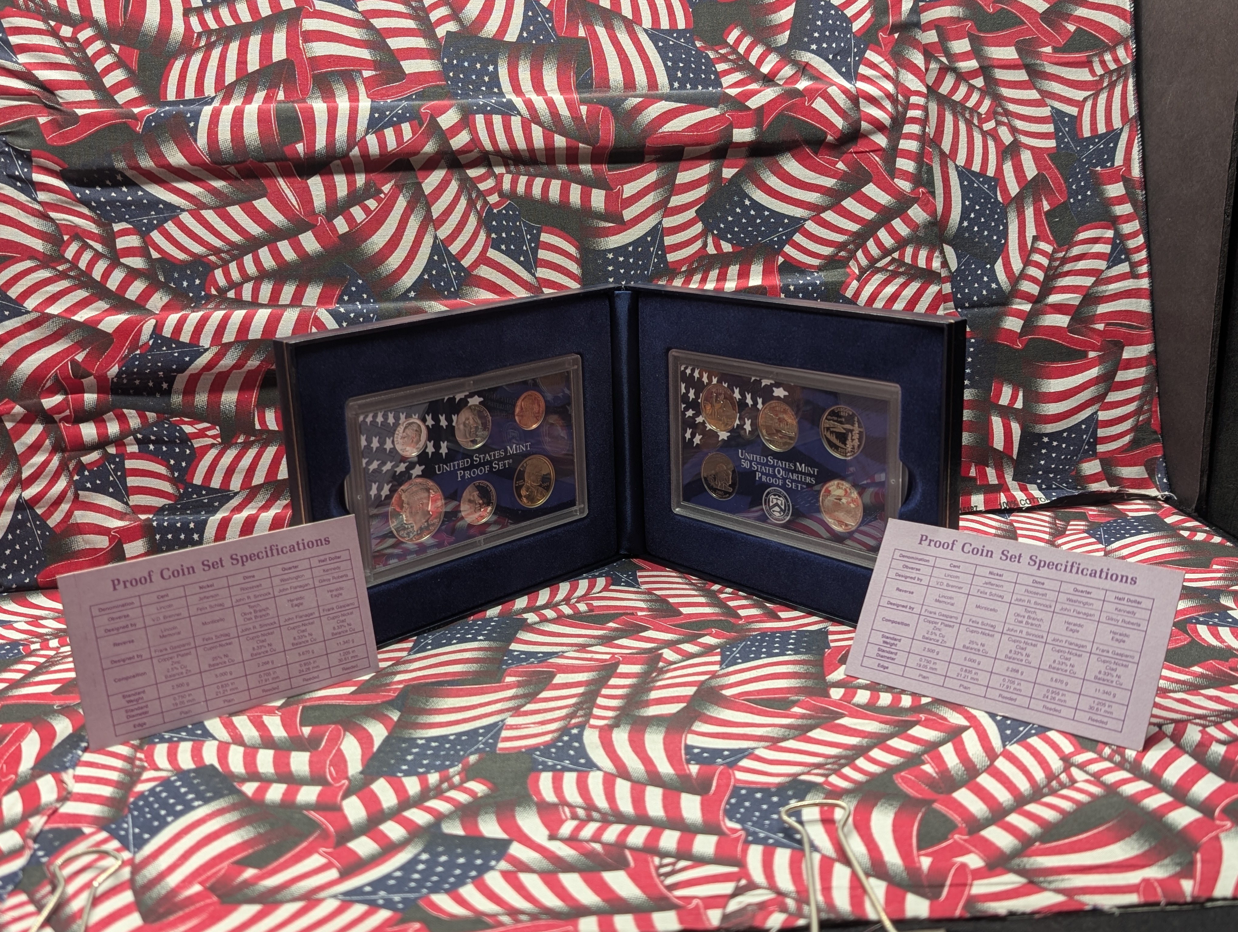 2005-S United States Mint Proof Set W/ State Quarters In Display Box with COA
