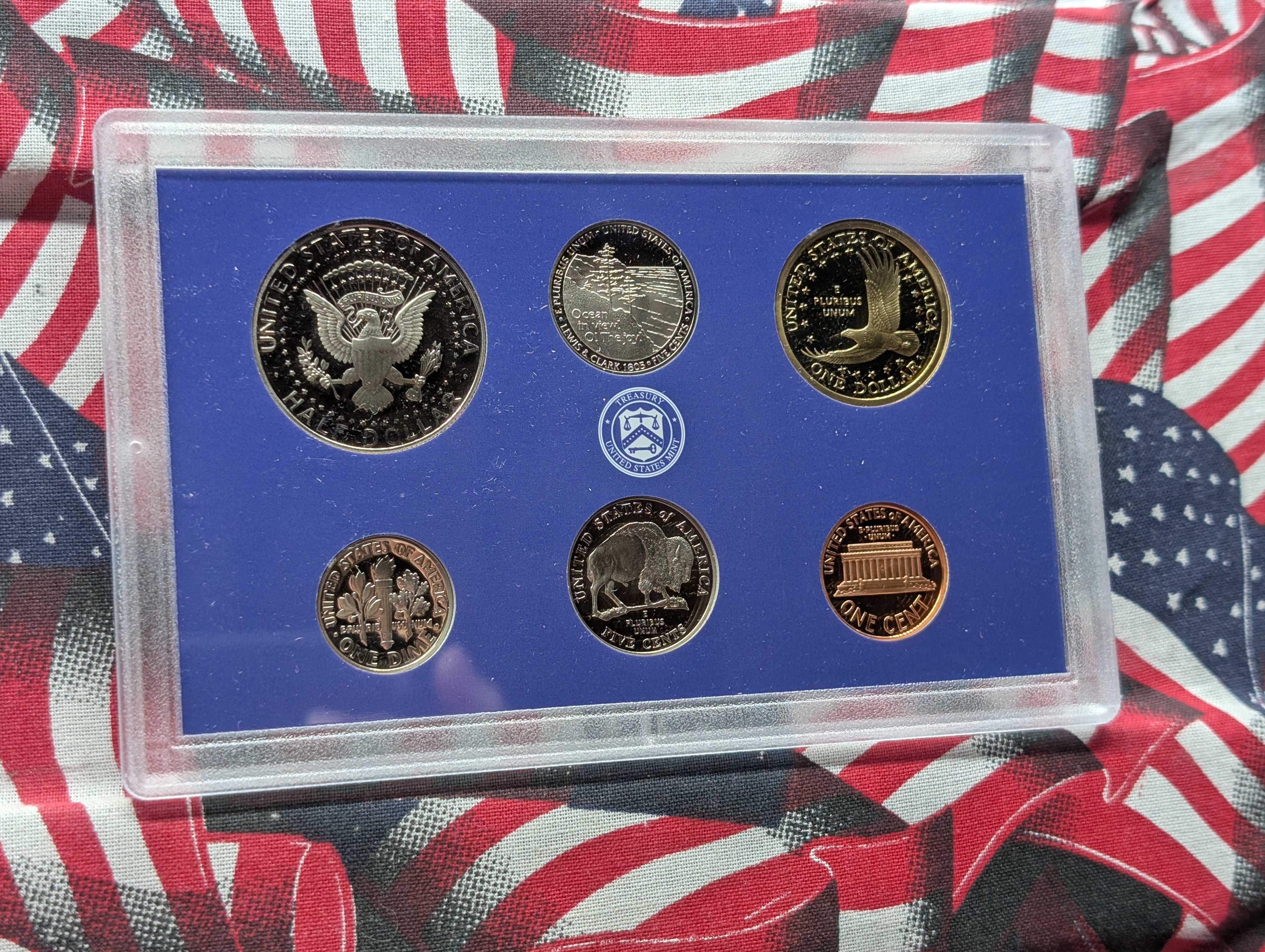 2005-S United States Mint Proof Set W/ State Quarters In Display Box with COA