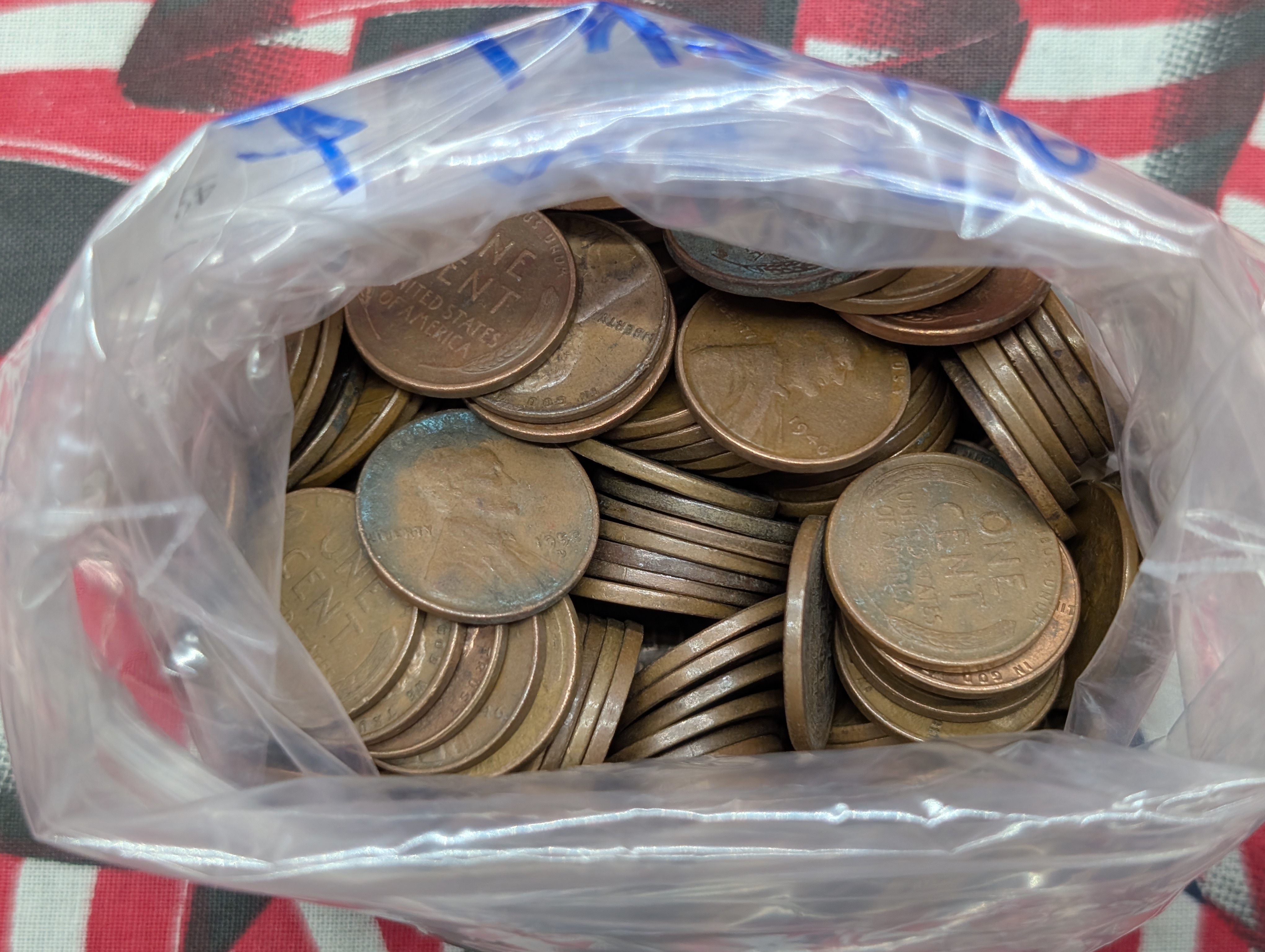 (250) Assorted Lincoln Wheat Cents