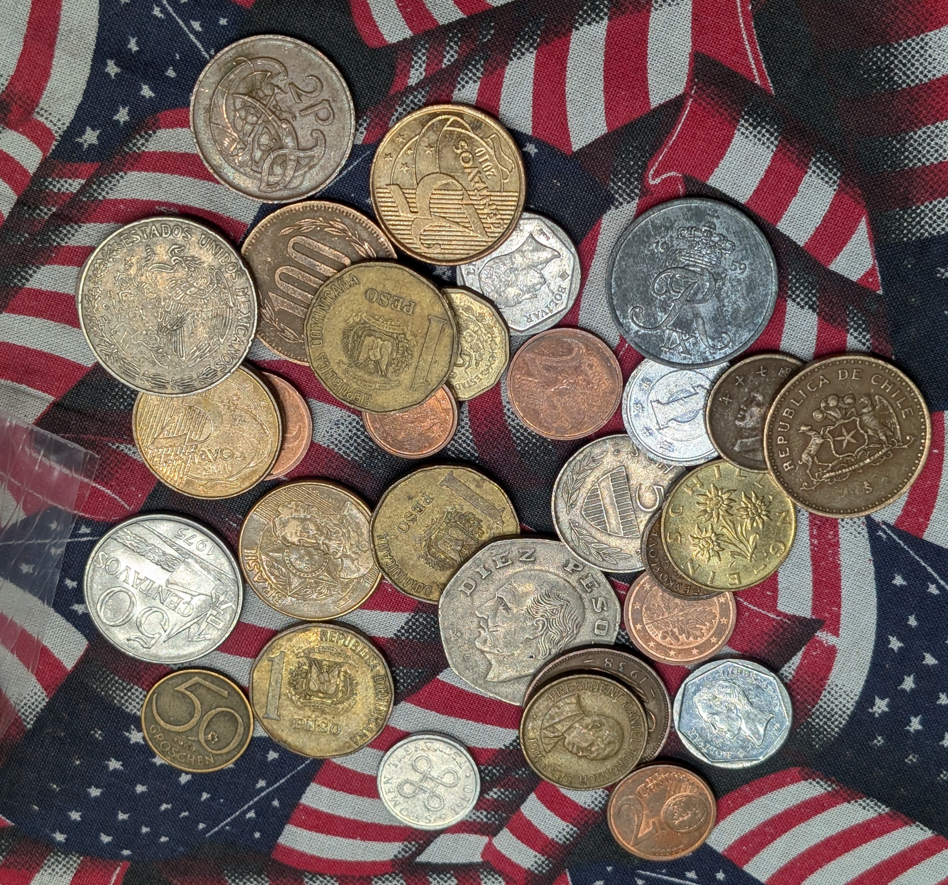 1.4 lbs. Bag Misc World Coins