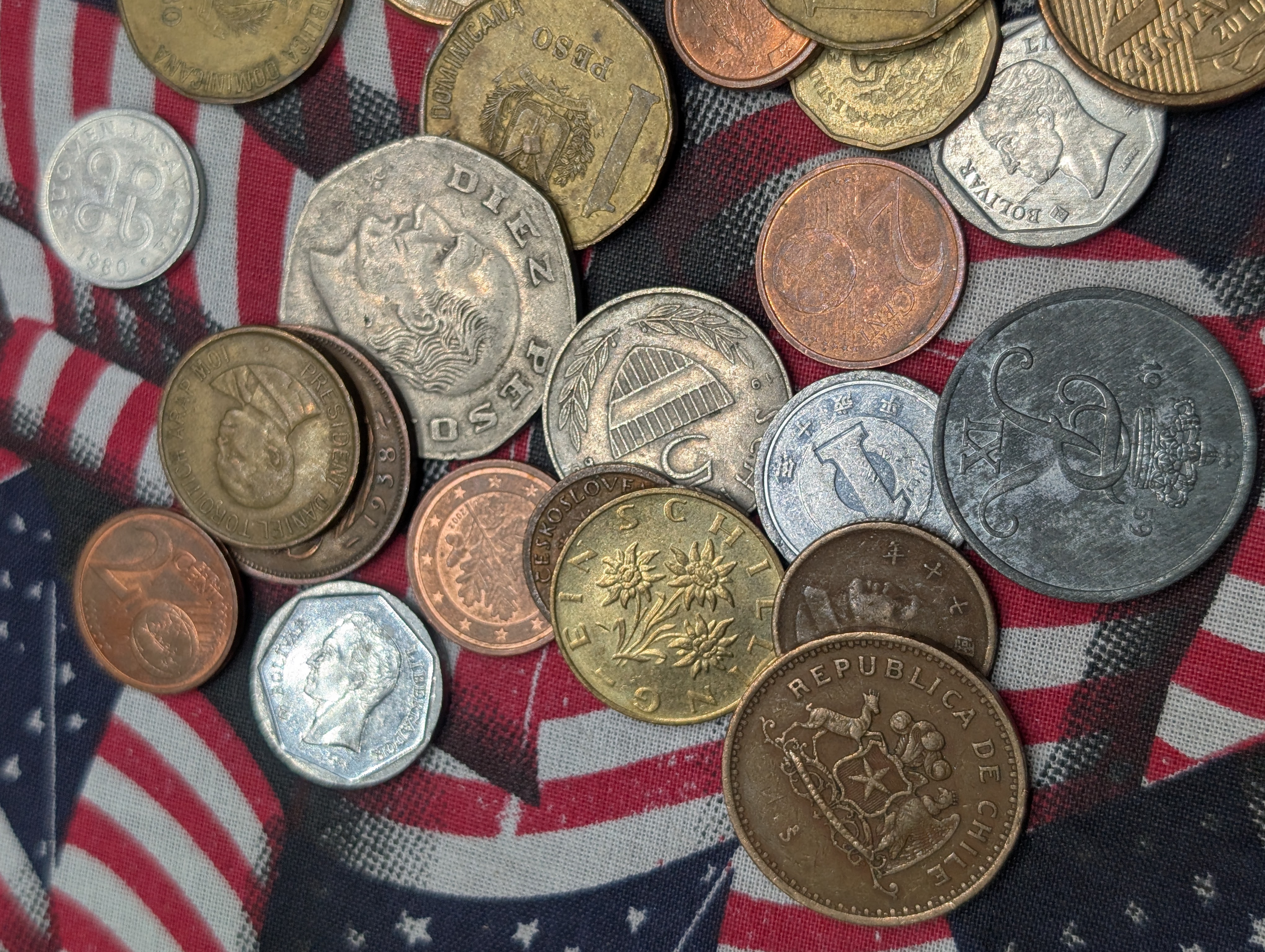 1.4 lbs. Bag Misc World Coins