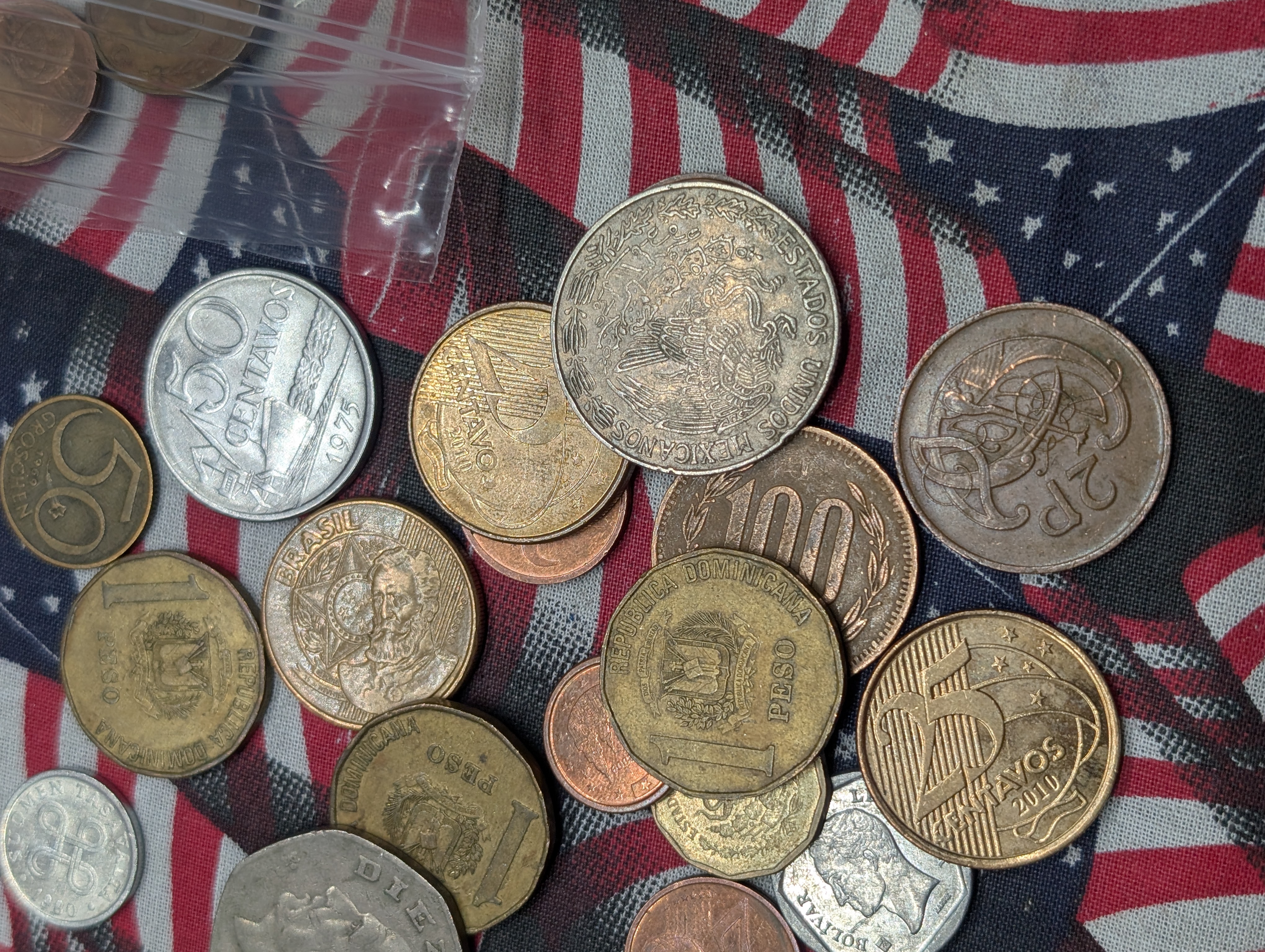 1.4 lbs. Bag Misc World Coins