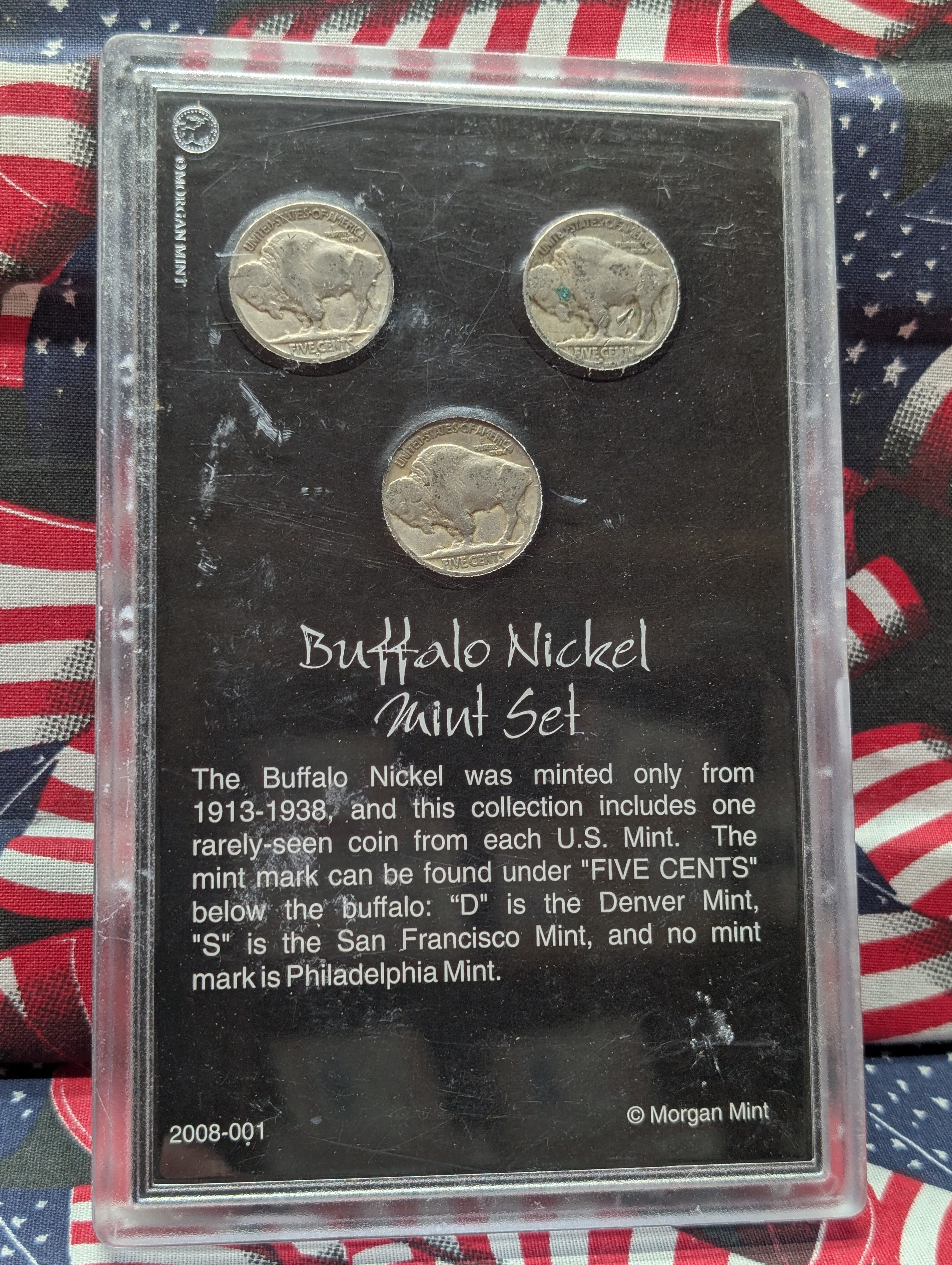 Assorted Date Indian Head Buffalo Nickel P, D, & S Mint Mark Set