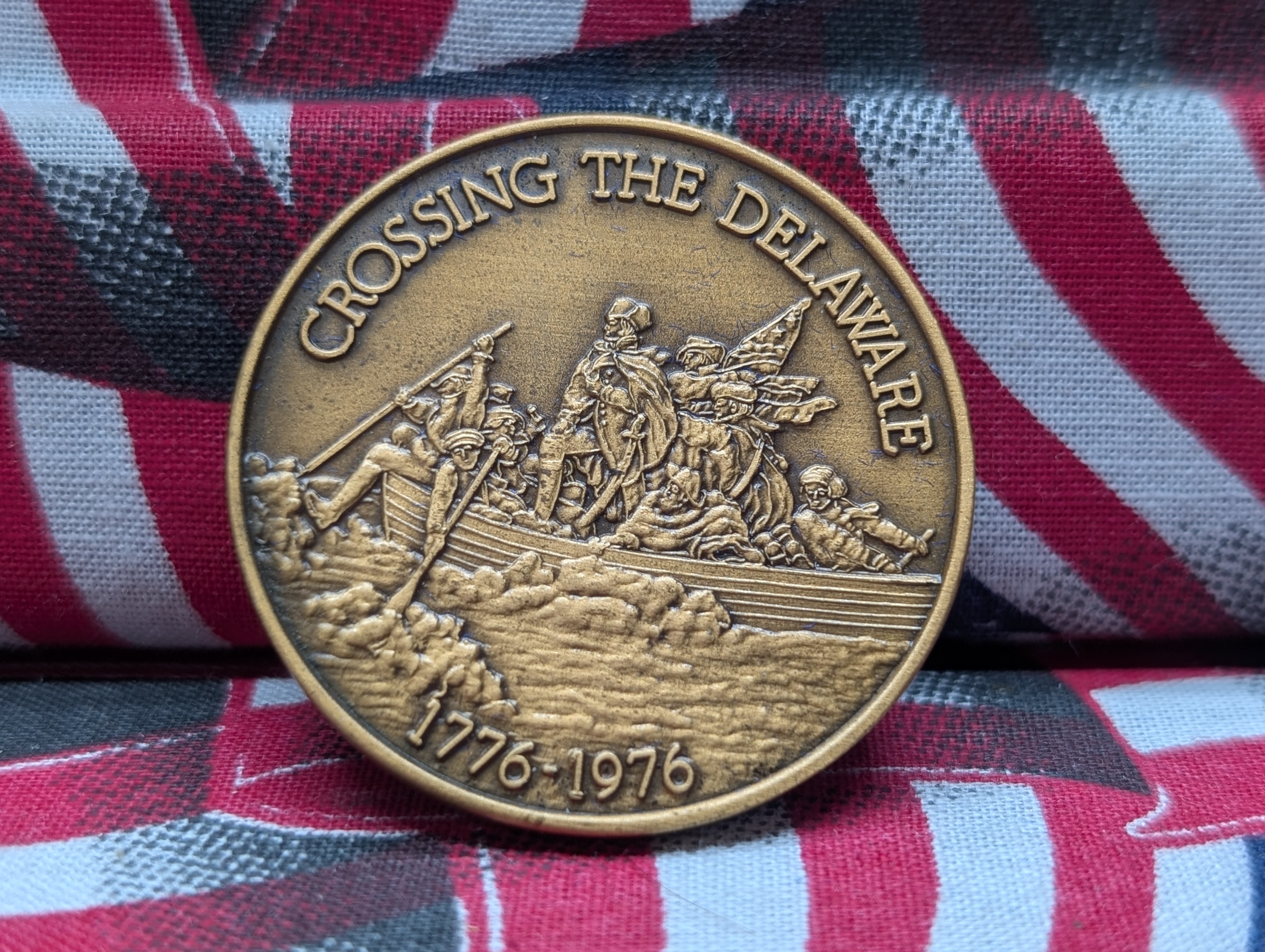 1776-1976 Crossing the Delaware Declaration of Independence Token Set