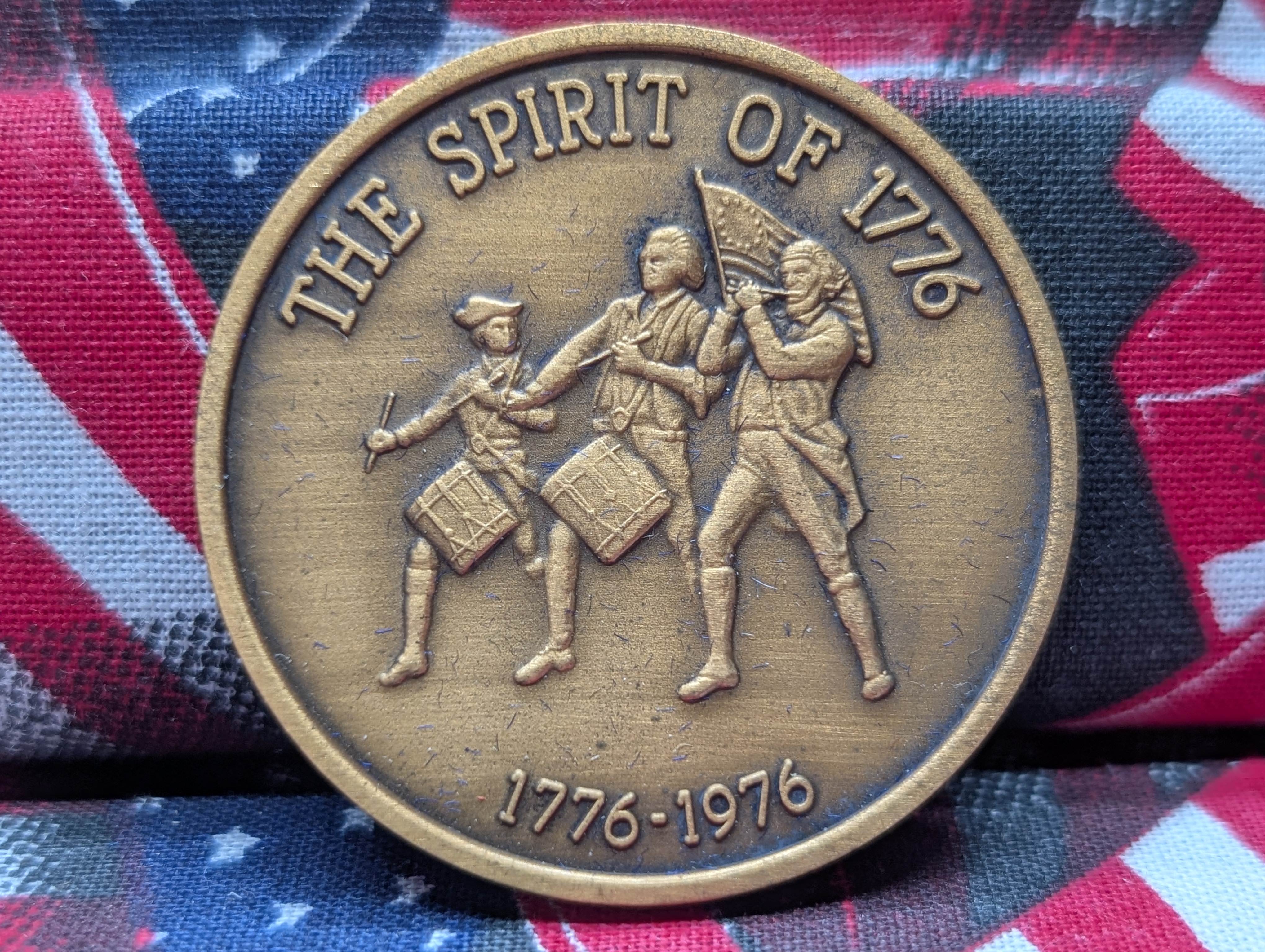 1776-1976 Crossing the Delaware Declaration of Independence Token Set