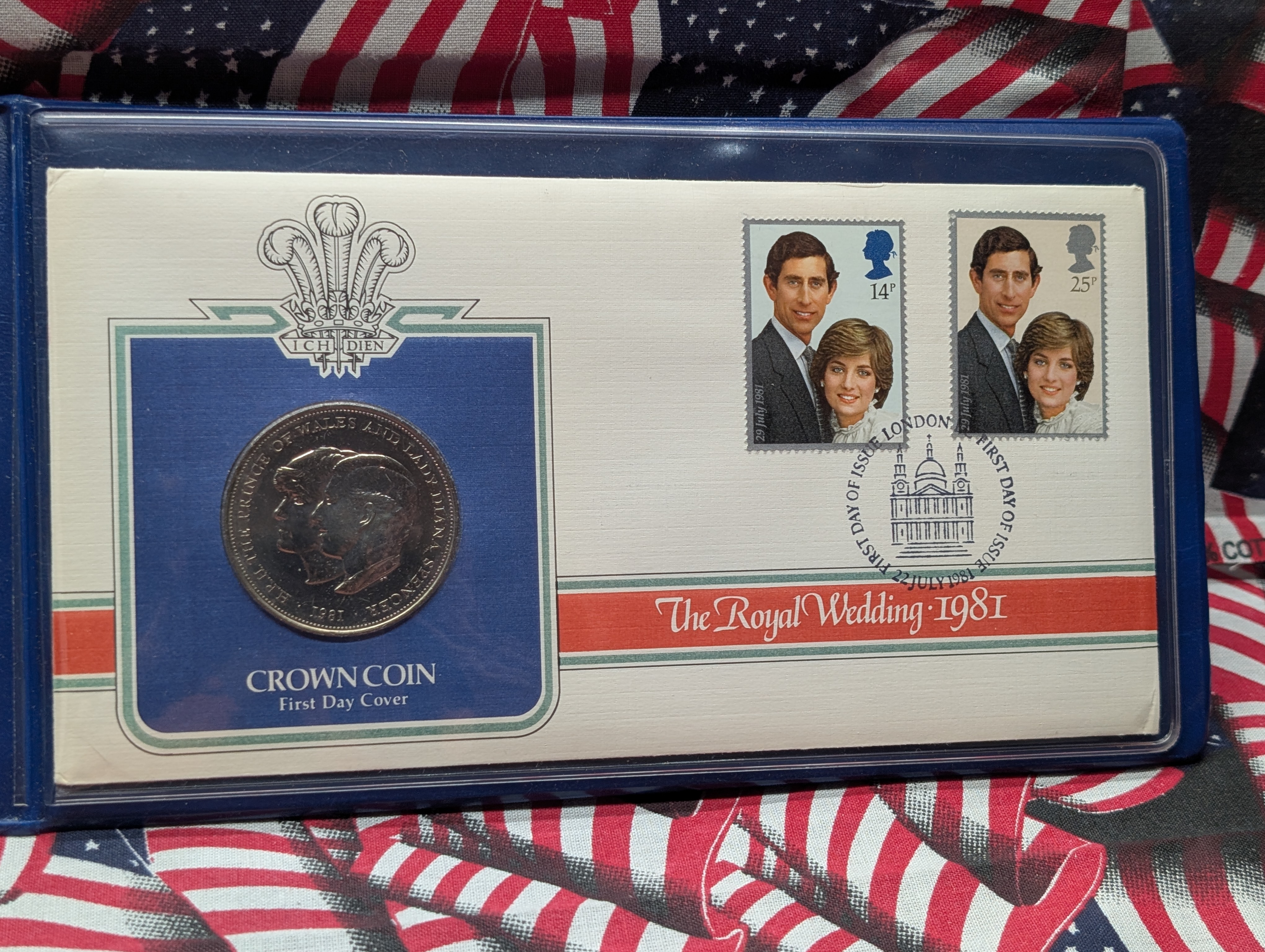1981 The Royal Wedding Crown, with COA - First Day Cover