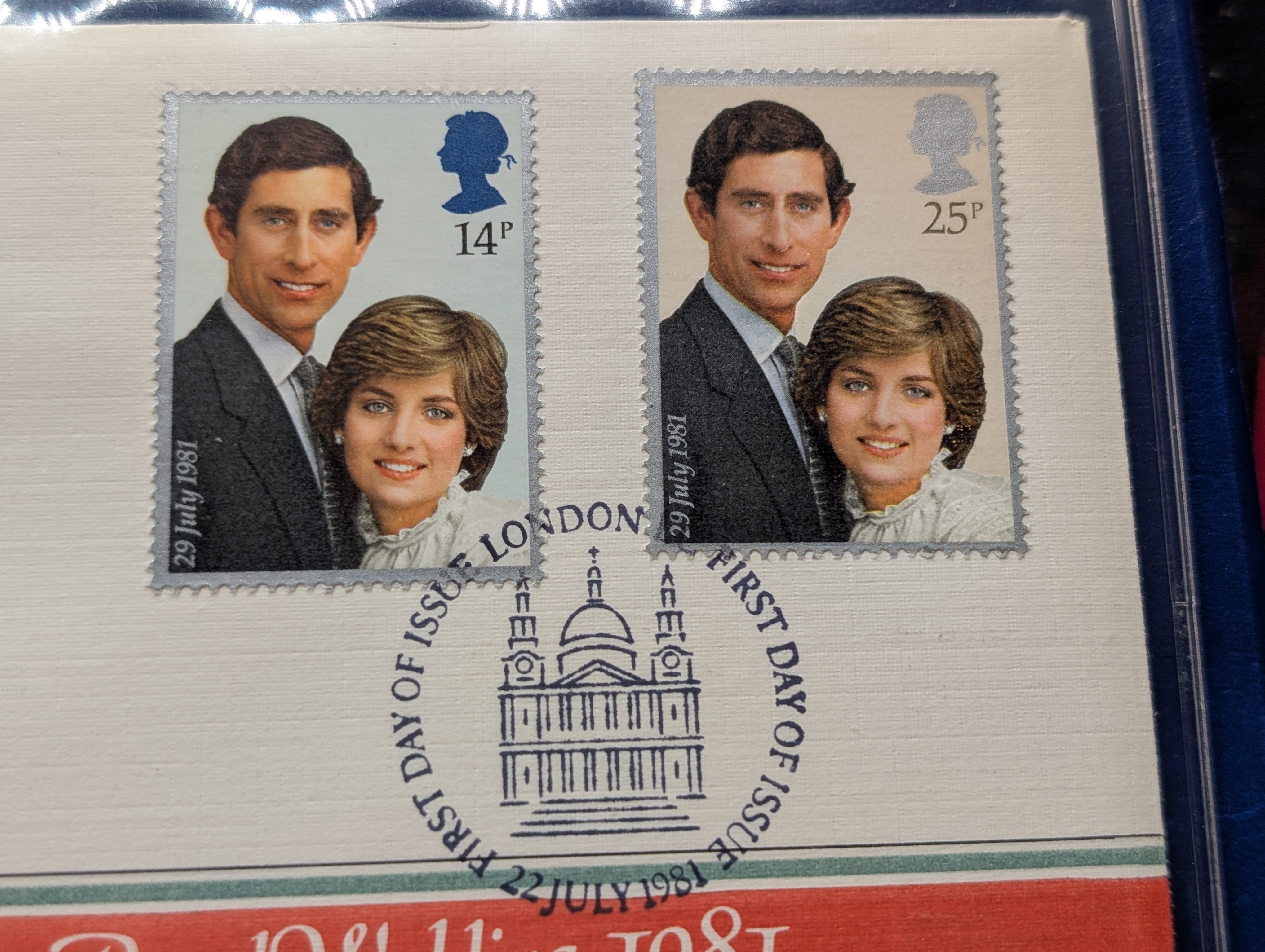 1981 The Royal Wedding Crown, with COA - First Day Cover