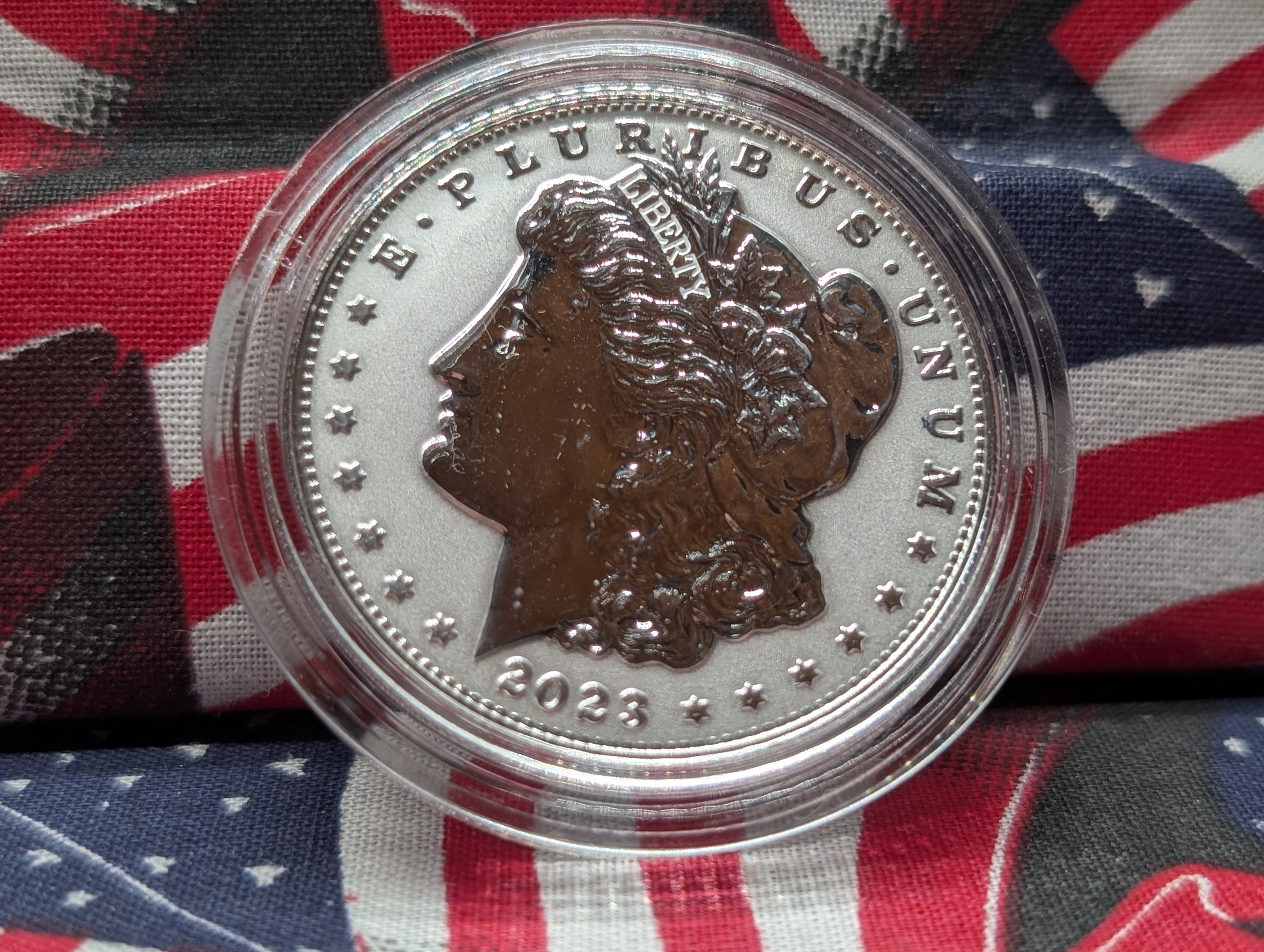 2023-S Morgan and Peace Dollar Reverse Proof Two-Coin Set, .859 Troy Ounce - 99.9% Silver each