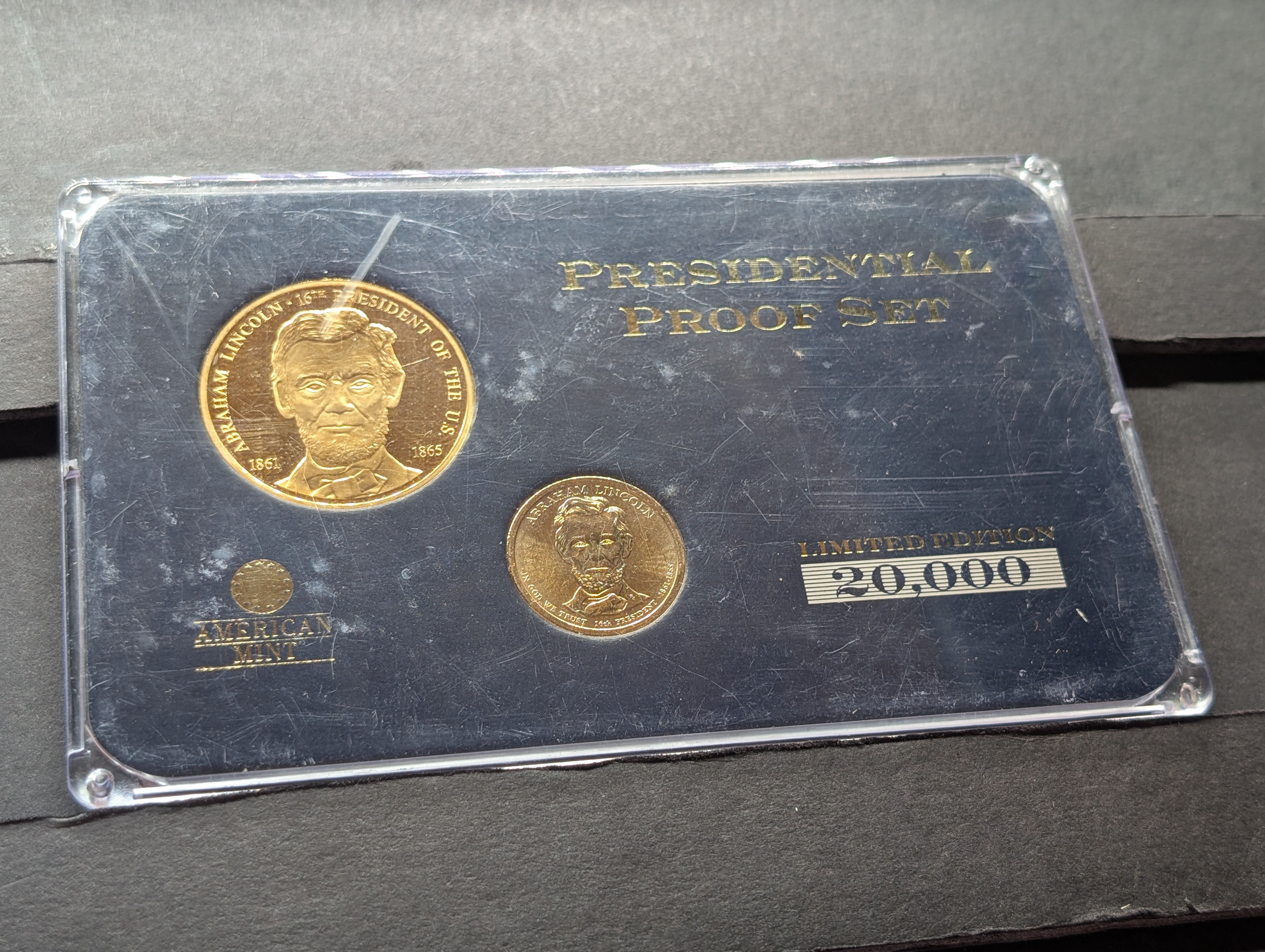 Presidential Proof Sealed Limited Edition Set - Includes Presidential Dollar and Medallion