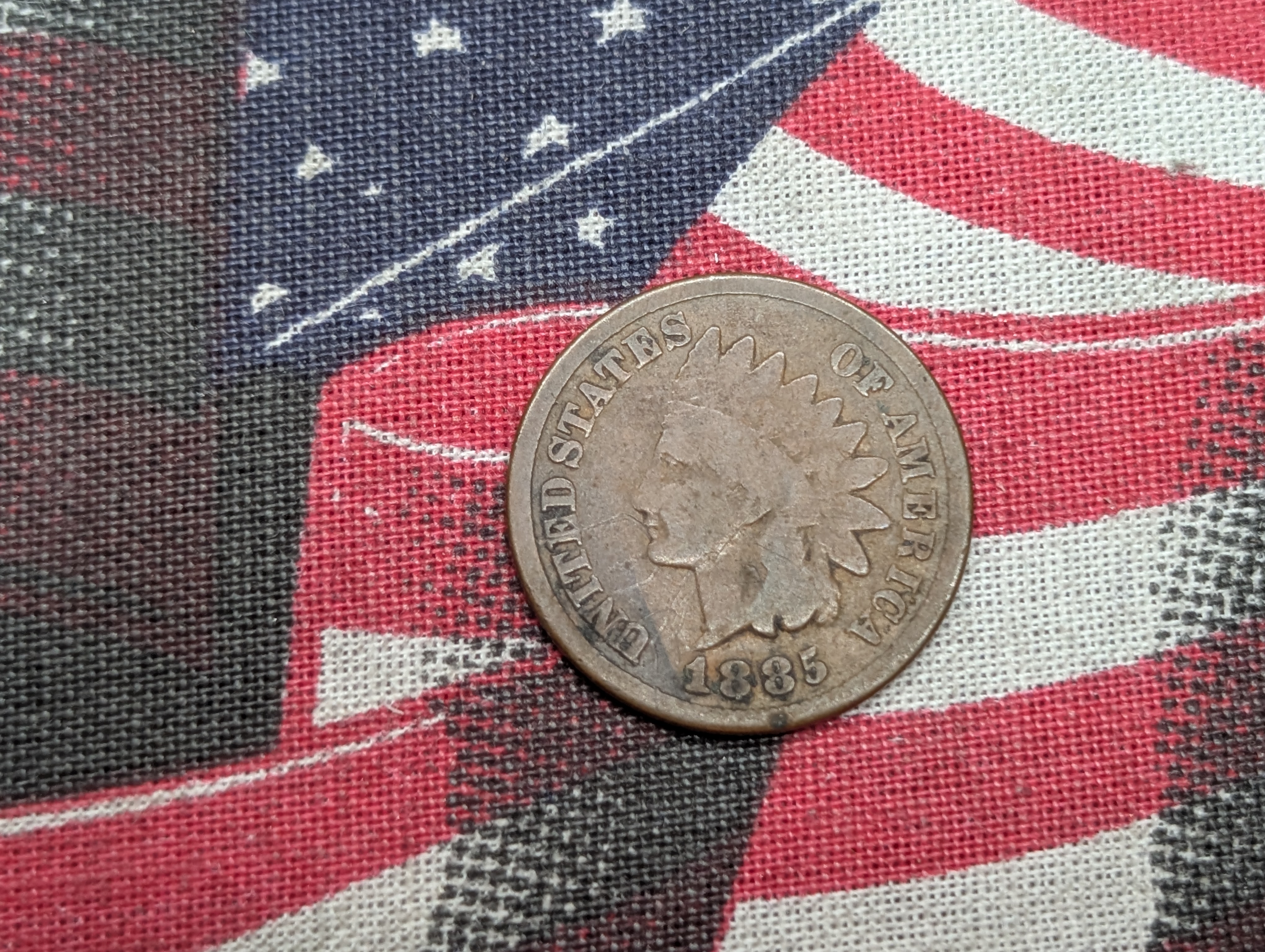 1885 Indian Head Cent - Better Date