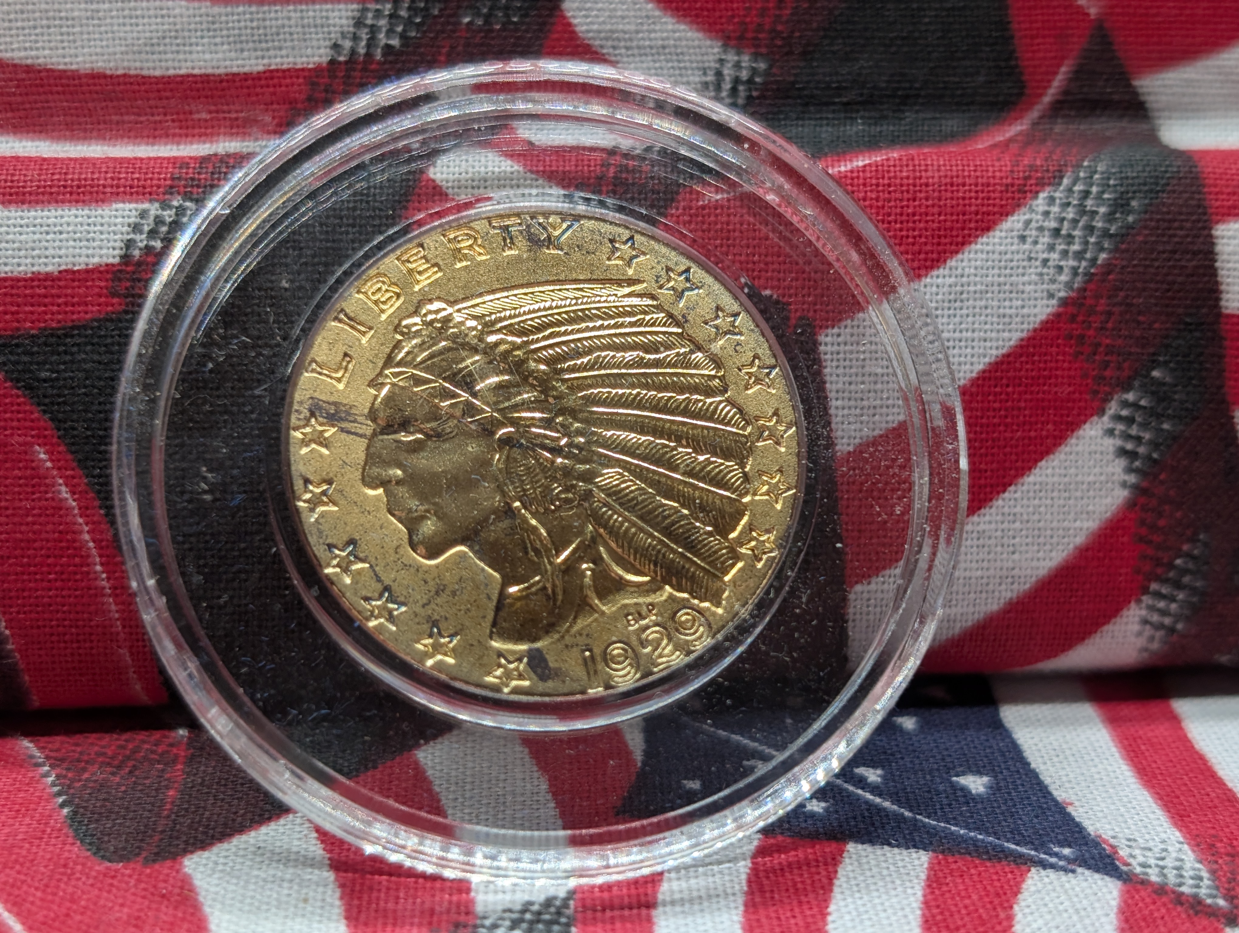 Tokens & Coins Including Copy Gold Coins & Wheat Cent