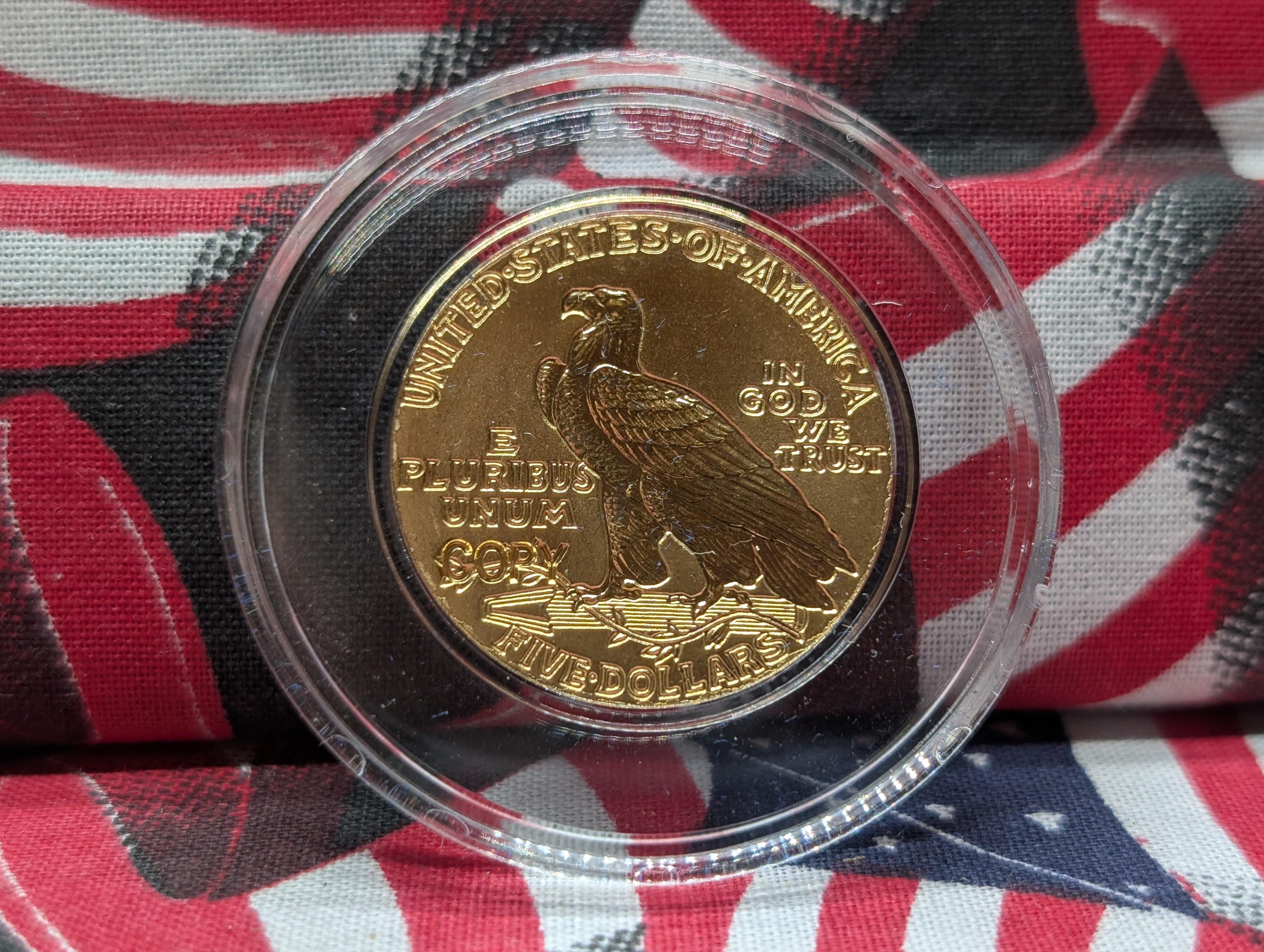 Tokens & Coins Including Copy Gold Coins & Wheat Cent