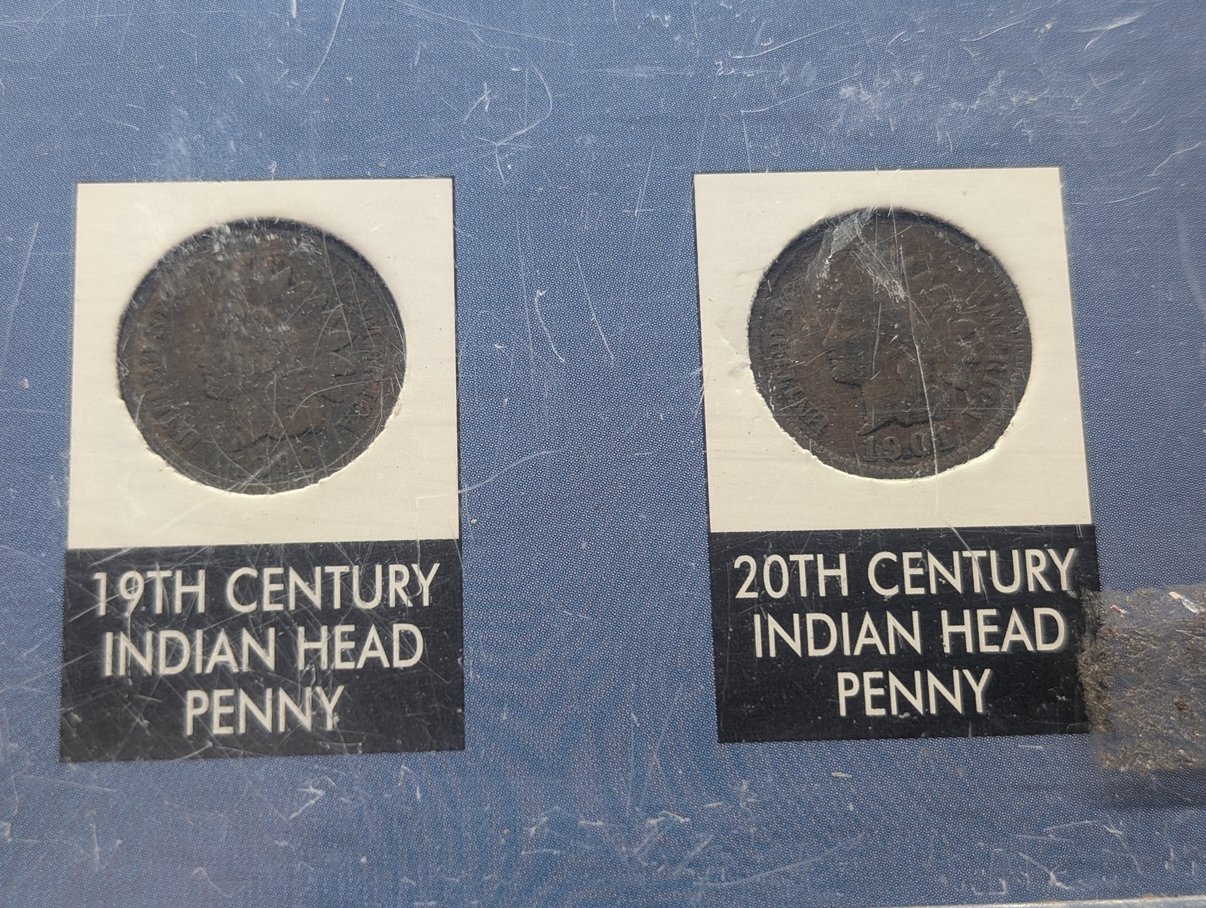 19th & 20th Century Indian Head Pennies Set - Includes 1890 & 1901 Indian Head Cents