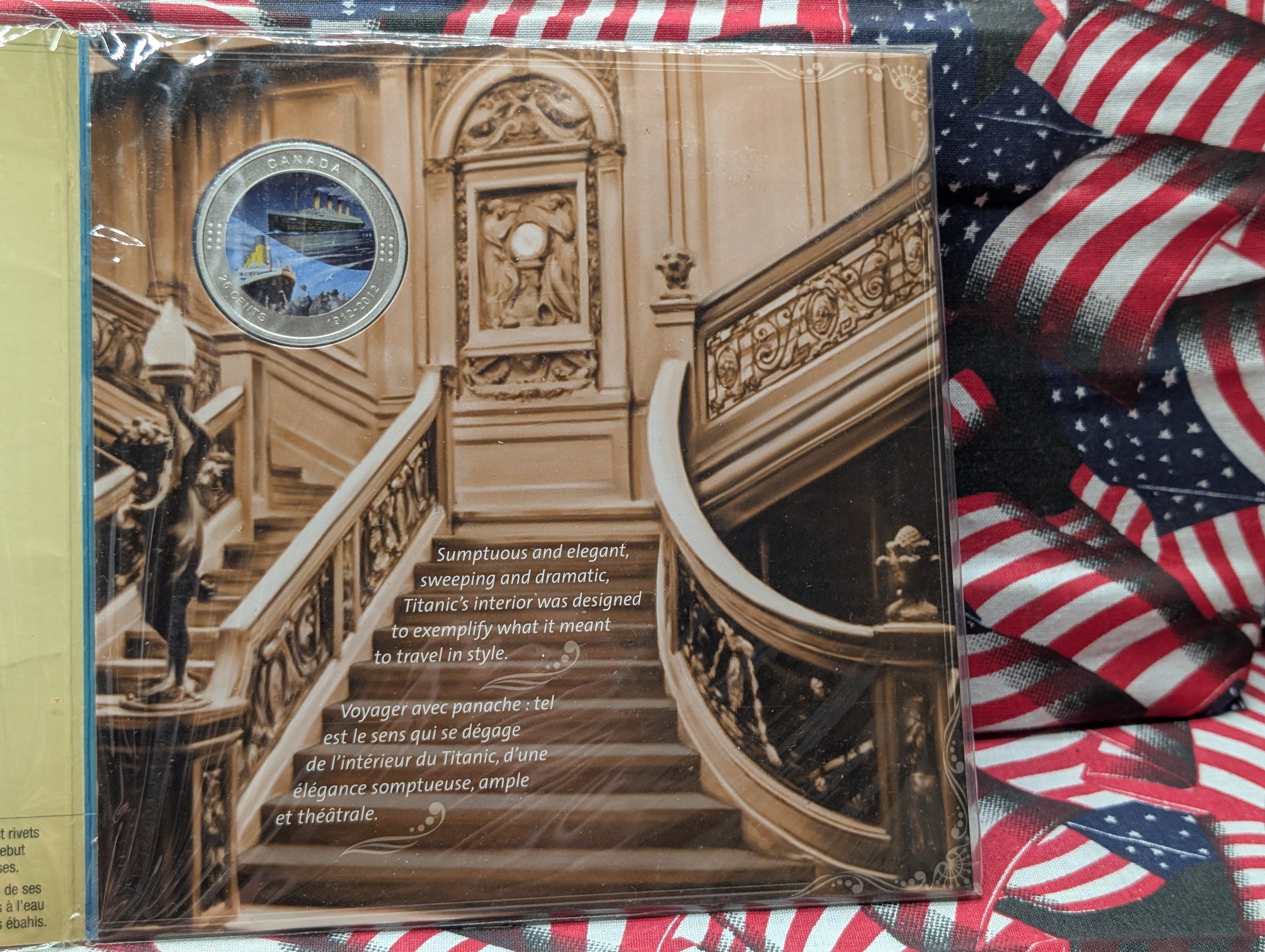 100 Years Later The Story of the Titanic 1912-2012 Coin - Includes Canada 25 Cent Coin