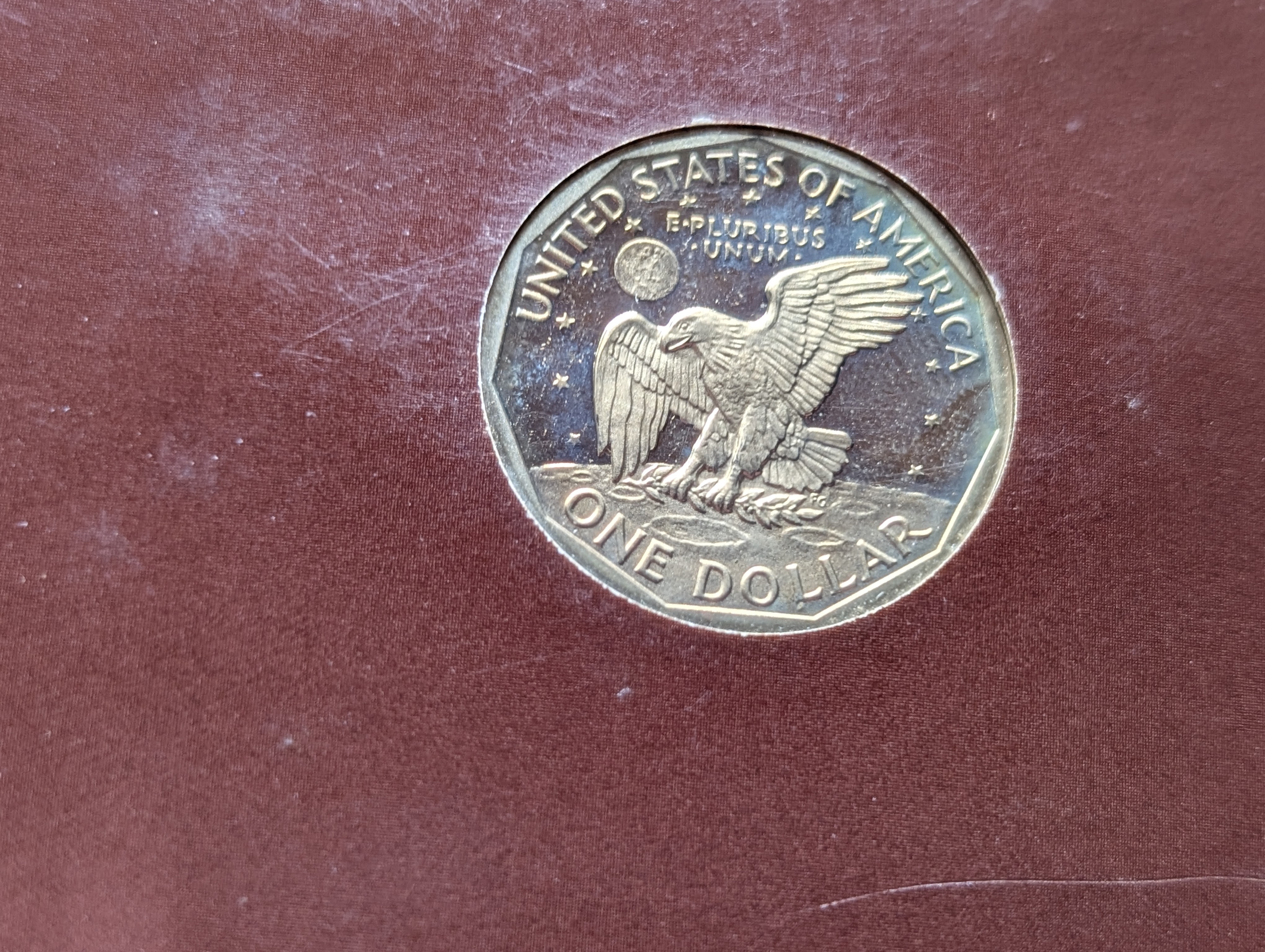 1980-S Susan B. Anthony Dollar - 1979-1981 Obverse & Reverse with COA